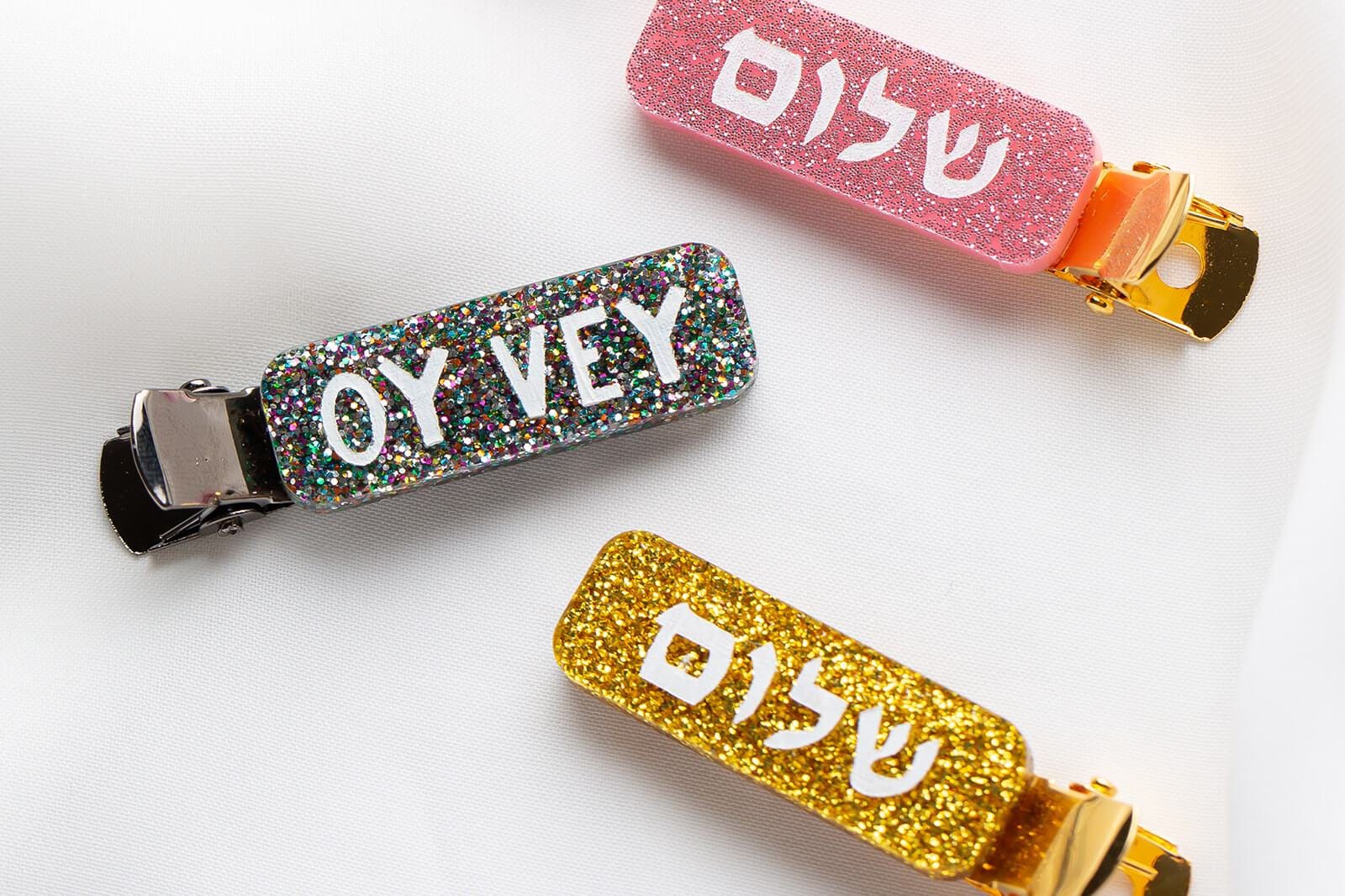 Oy Vey Hair Clip - (Choice of Color)、mySite、topwebapps