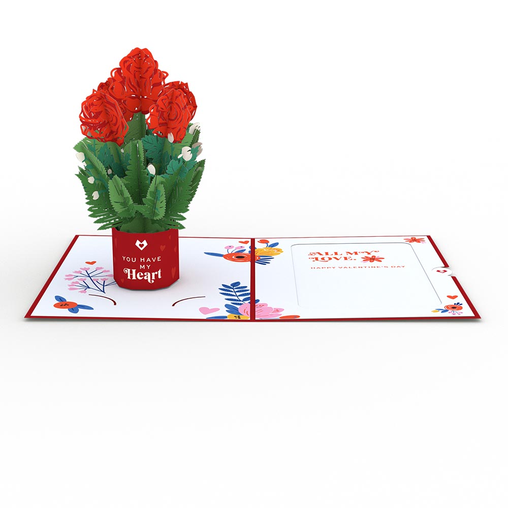 You Have My Heart Card with Mini Bouquet、mySite、solidvoid