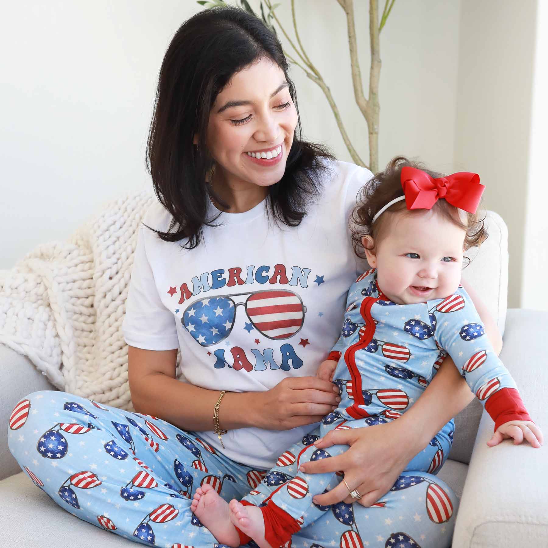  American Mama Graphic Tee | White、mySite、layawaytickets