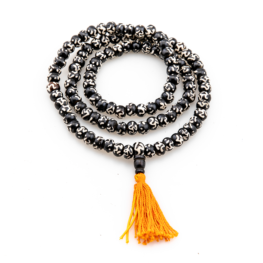 Buffalo Bone Om Mala, 108 beads、mySite、topwebapps