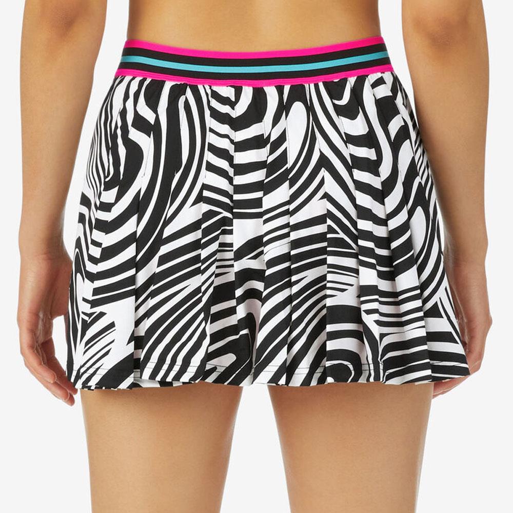 Fila Women's Tie Breaker High Waist Skort - Swirl/Pink Glow