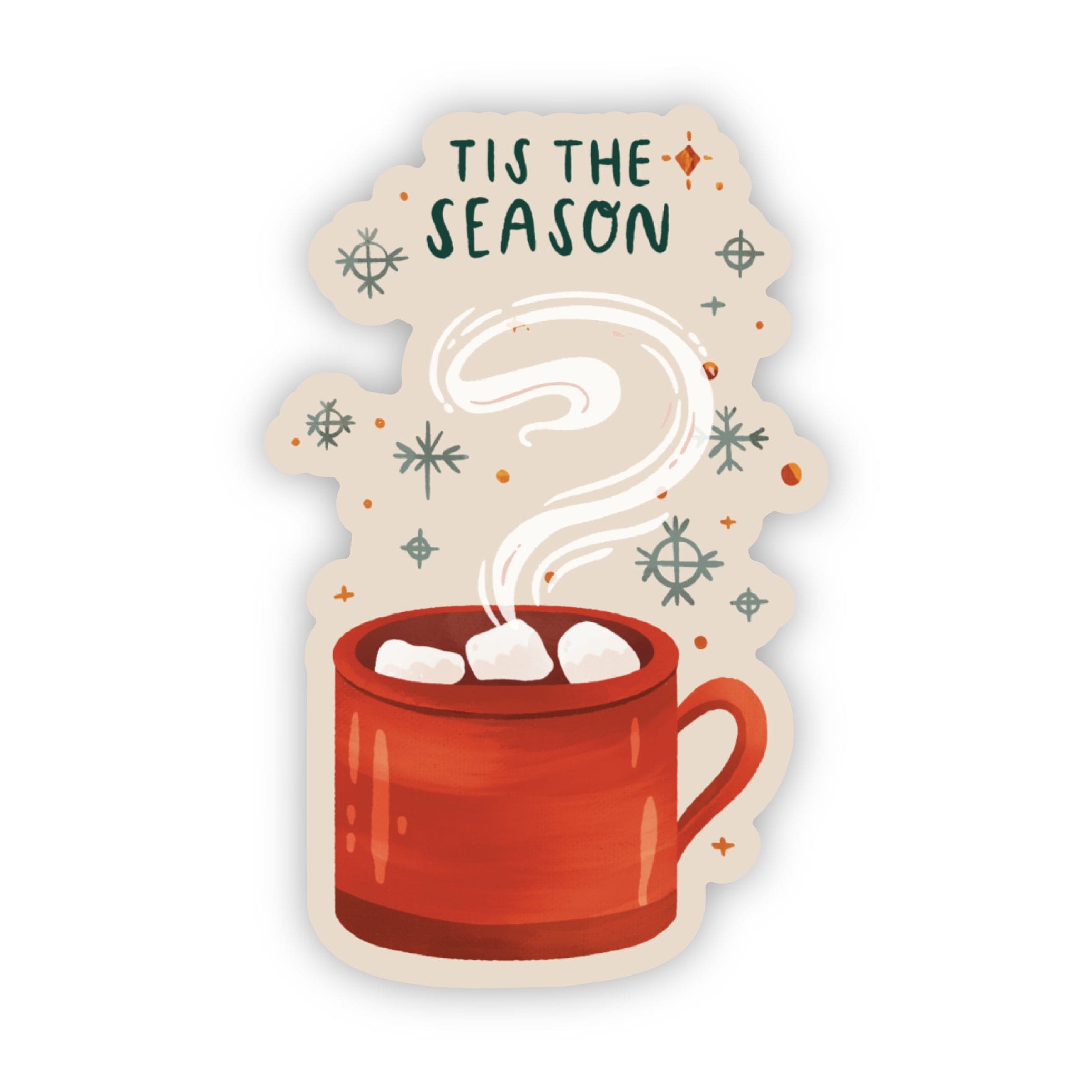 T'is The Season Hot Cocoa Sticker、mySite、ghnorth