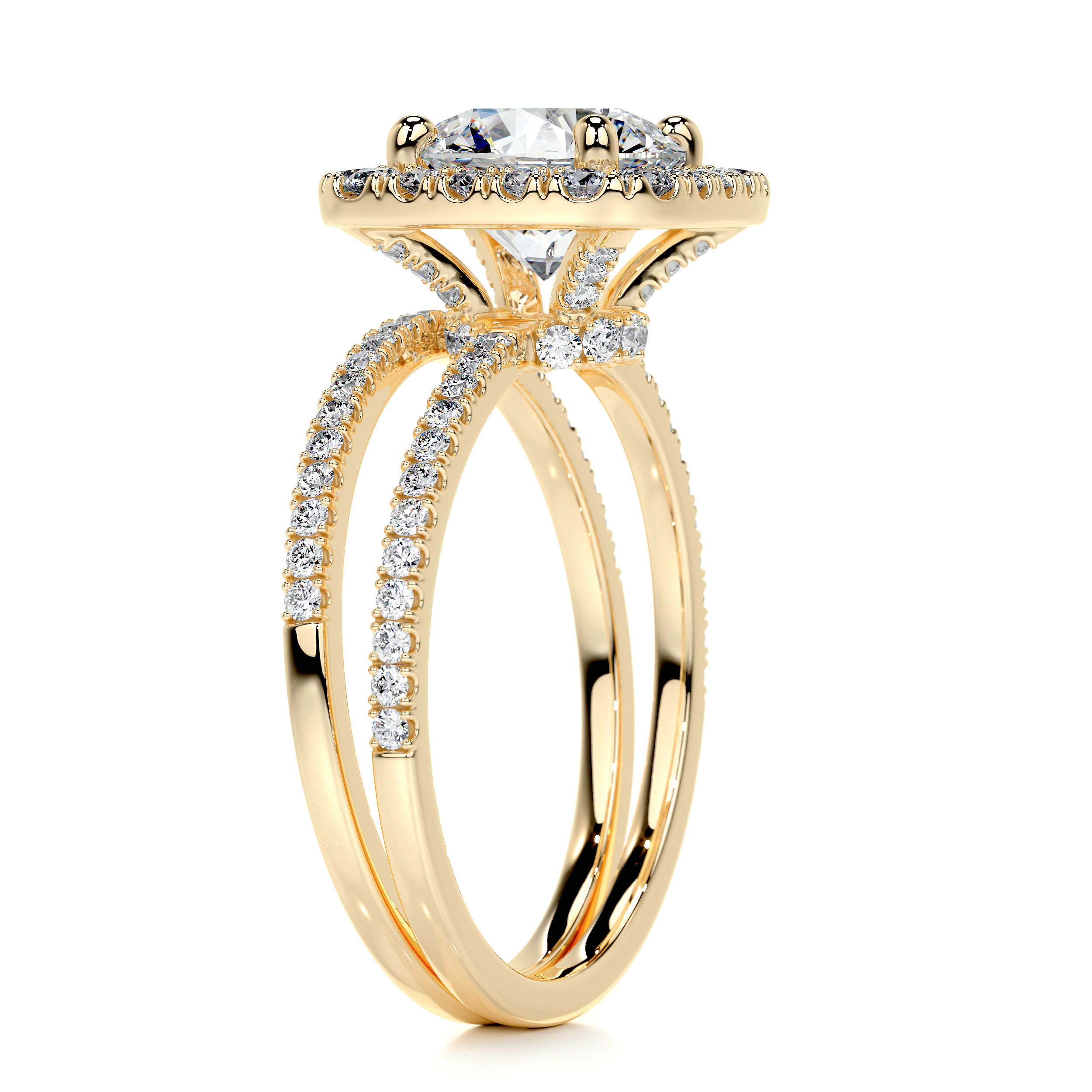 Catalina Diamond Bridal Set -18K Yellow Gold、mySite、hinf8tx79