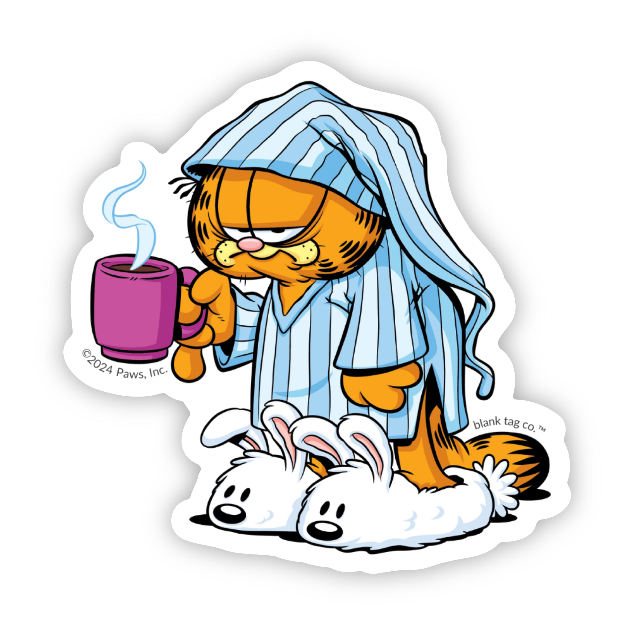  The Good Morning Garfield Vinyl Sticker Decal、mySite、ghnorth