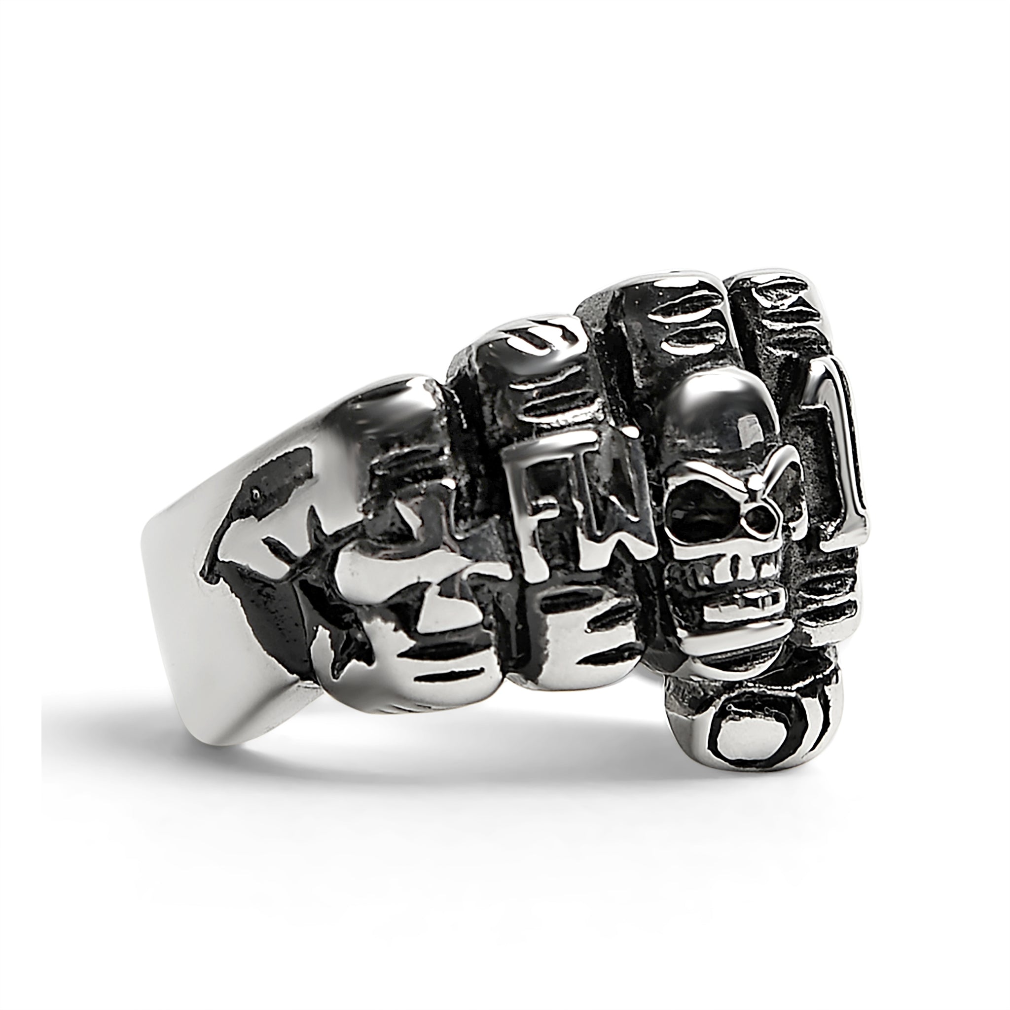 Stainless Steel Biker Rings Fist Ring / SCR2216、mySite、dreamappss