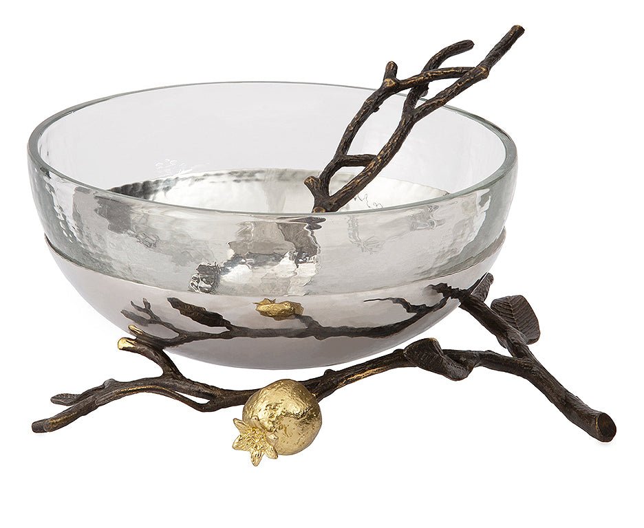  Pomegranate Glass Bowl w/ Spoon by Michael Aram、mySite、elrpsem3k