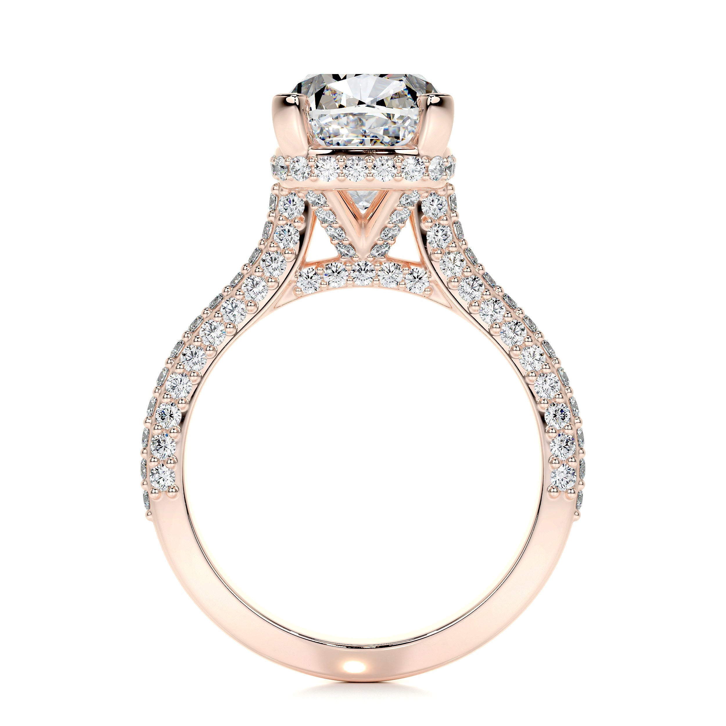 Joana Lab Grown Diamond Ring -14K Rose Gold (RTS)、mySite、hinf8tx79