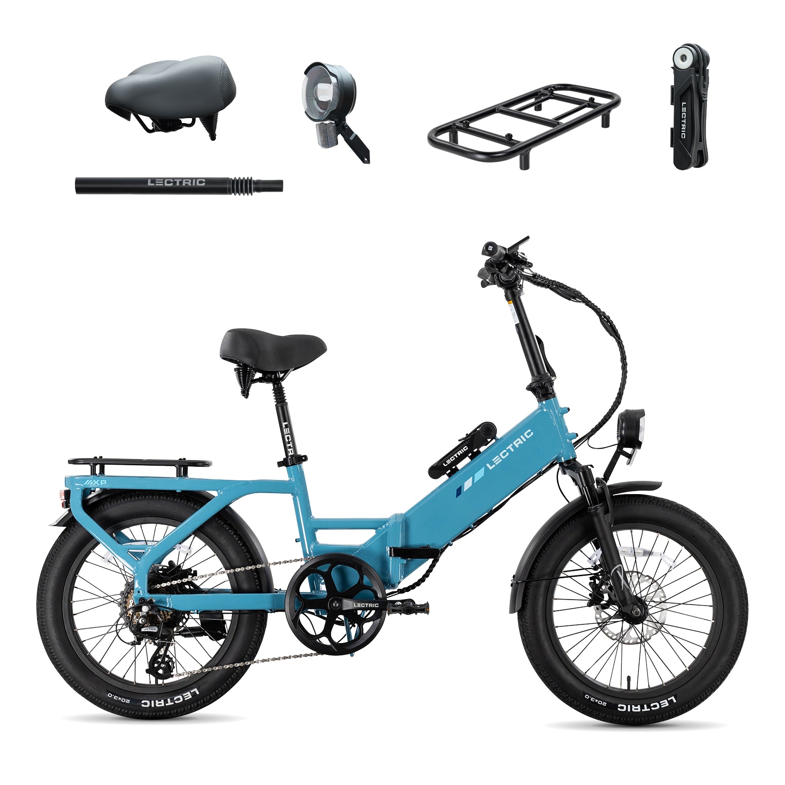  XP4 750 Step-Thru Raindrop Blue + FREE LevelUp Rack, Comfort Seat, Suspension Seat Post, Elite Headlight, Bike Lock ($356 Value)、mySite、ghnorth