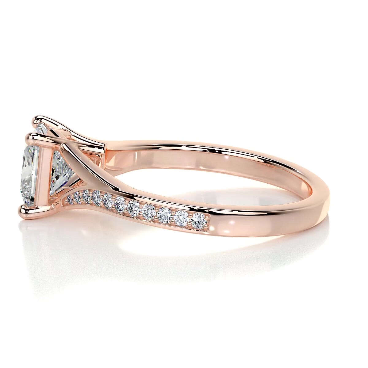 Alexandria Lab Grown Diamond Ring -14K Rose Gold、mySite、hinf8tx79