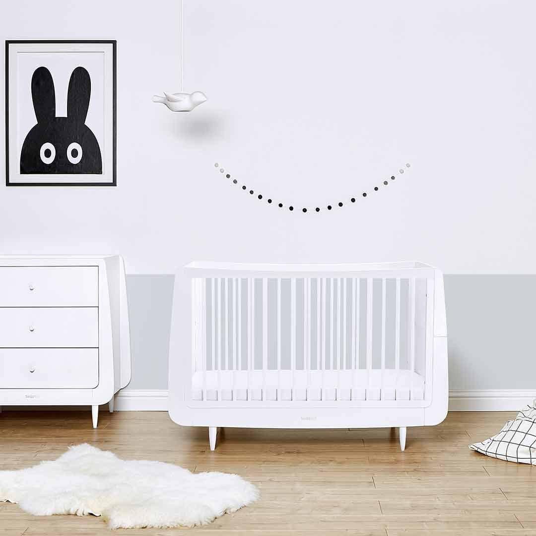  SnuzKot Skandi Cot Bed - White、mySite、merchandisen