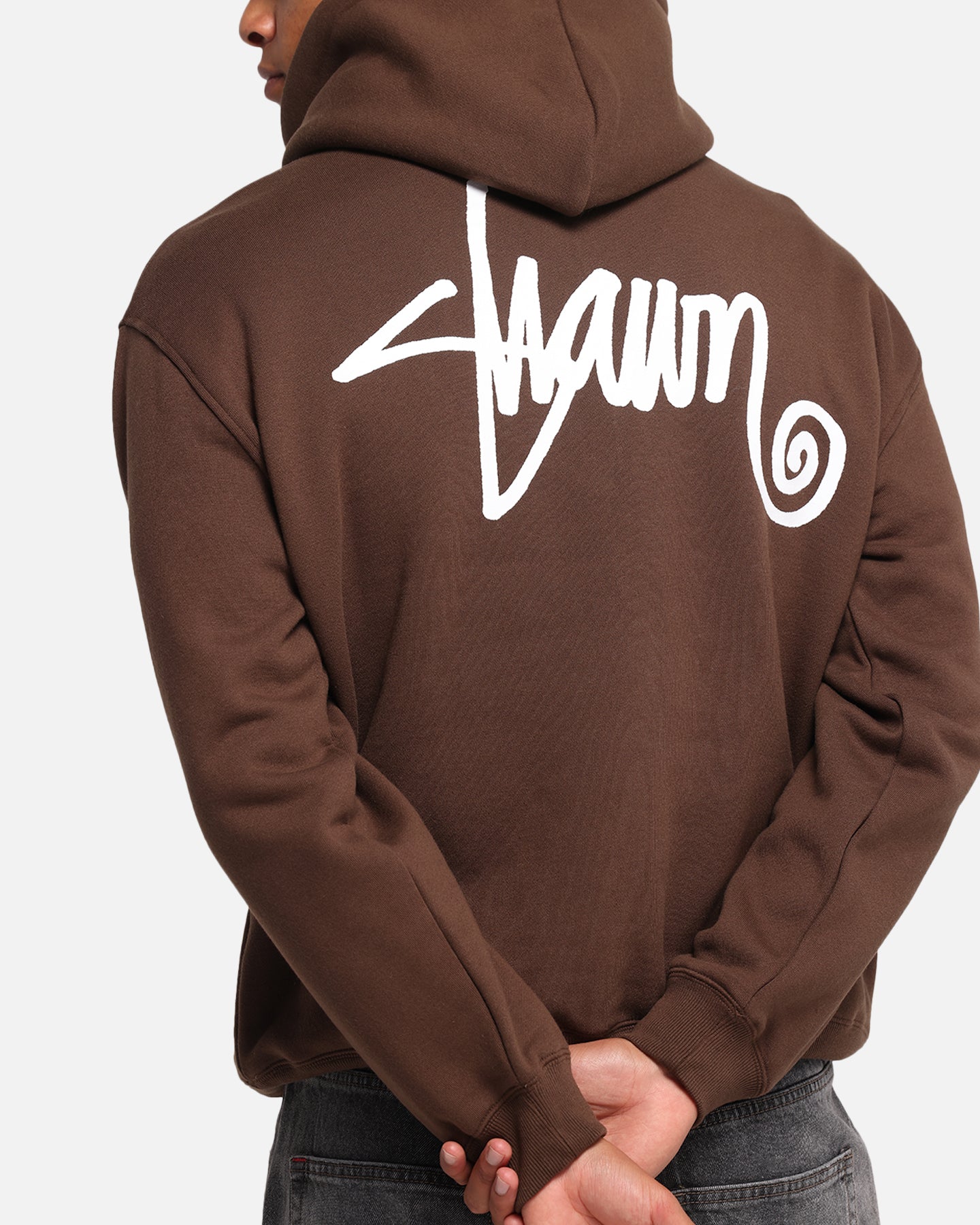 S Double Shawn Script Hoodie Chocolate、mySite、zt4zffjzw