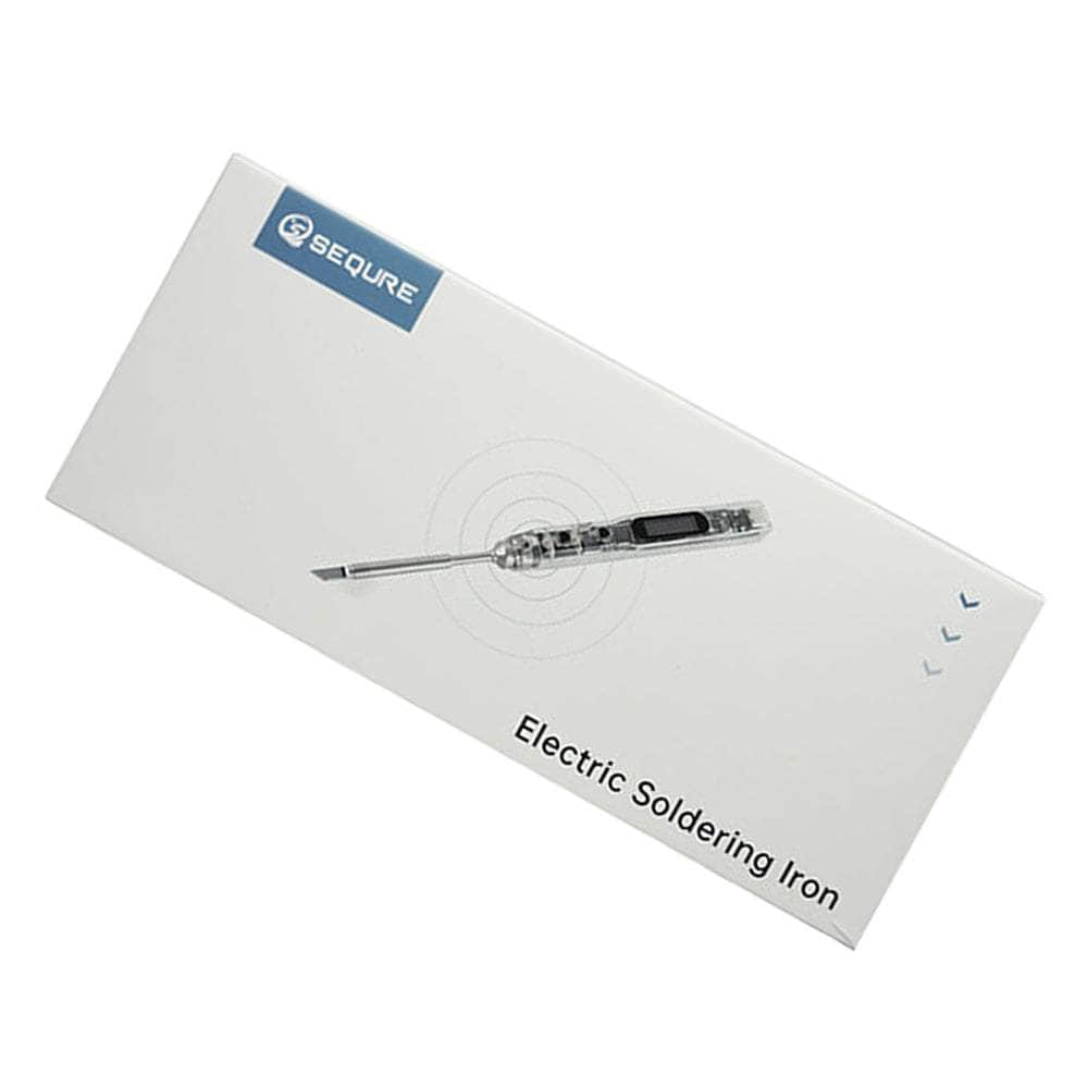  Sequre SI012 Pro Max Soldering Iron Pink PCB w/Transparent Case & LEDs - Choose Your Tip、mySite、merchandisen