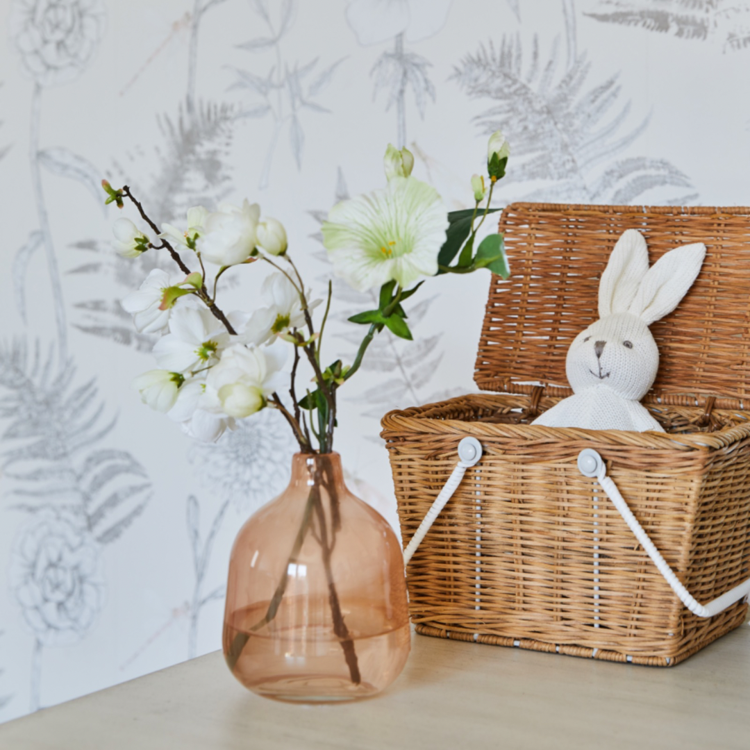  Knitted White Bunny Rattle、mySite、elrpsem3k