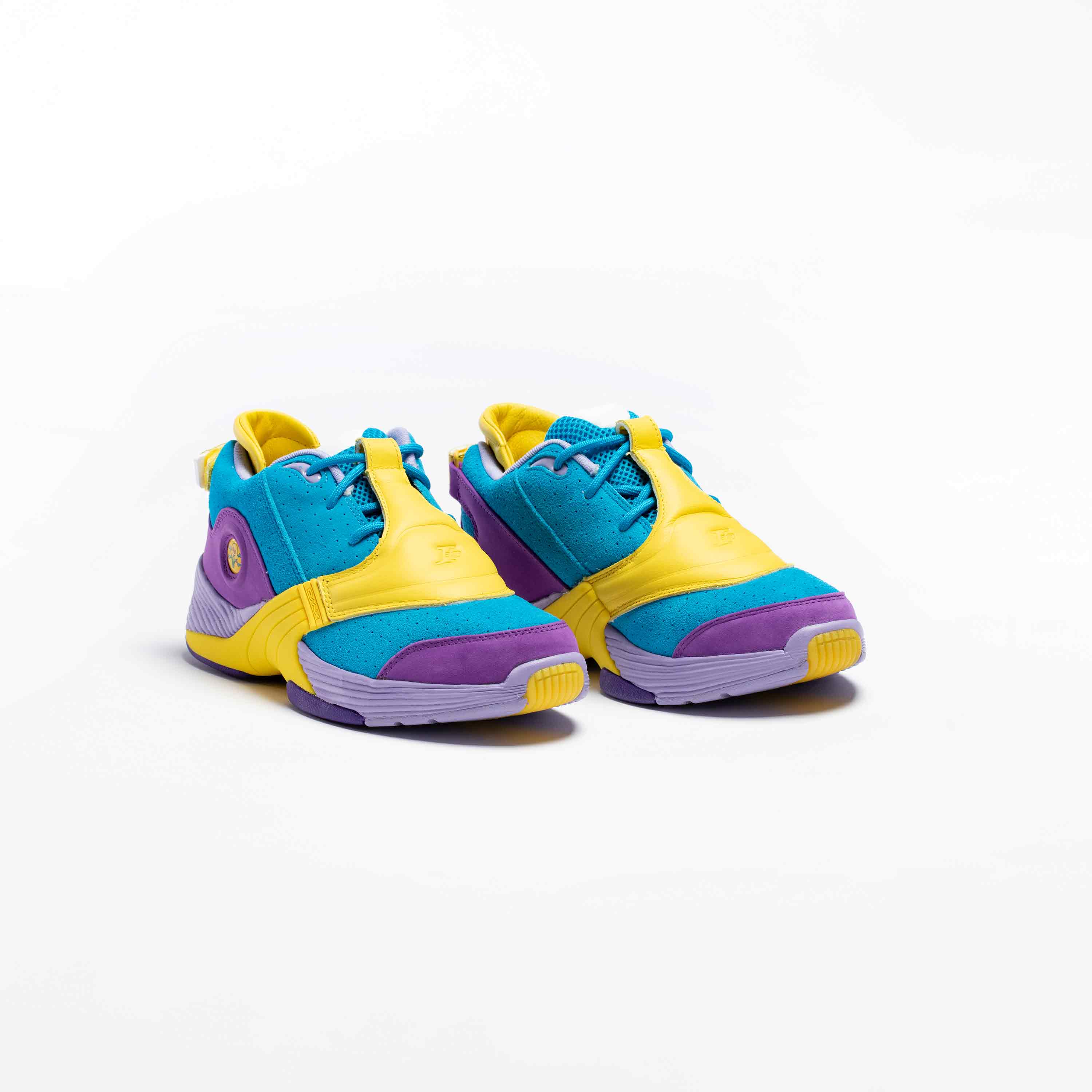Bbc Ice Cream X Reebok Answer V Mens Lifestyle Shoe - Teal/Purple/Yellow、mySite、dreamappss