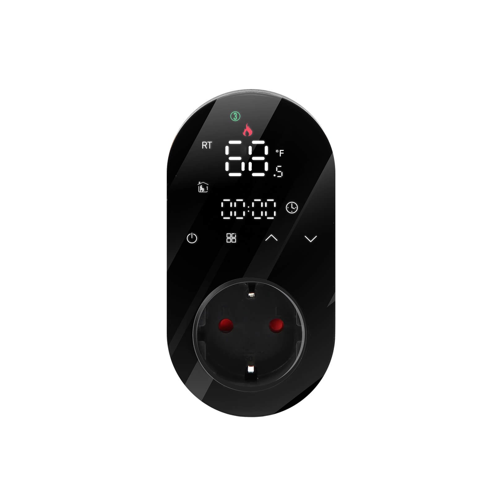 Programmable Smart WiFi LED Thermostat Plug Outlet Wireless Electric Plug-in Thermostat Socket、mySite、fannypackpong