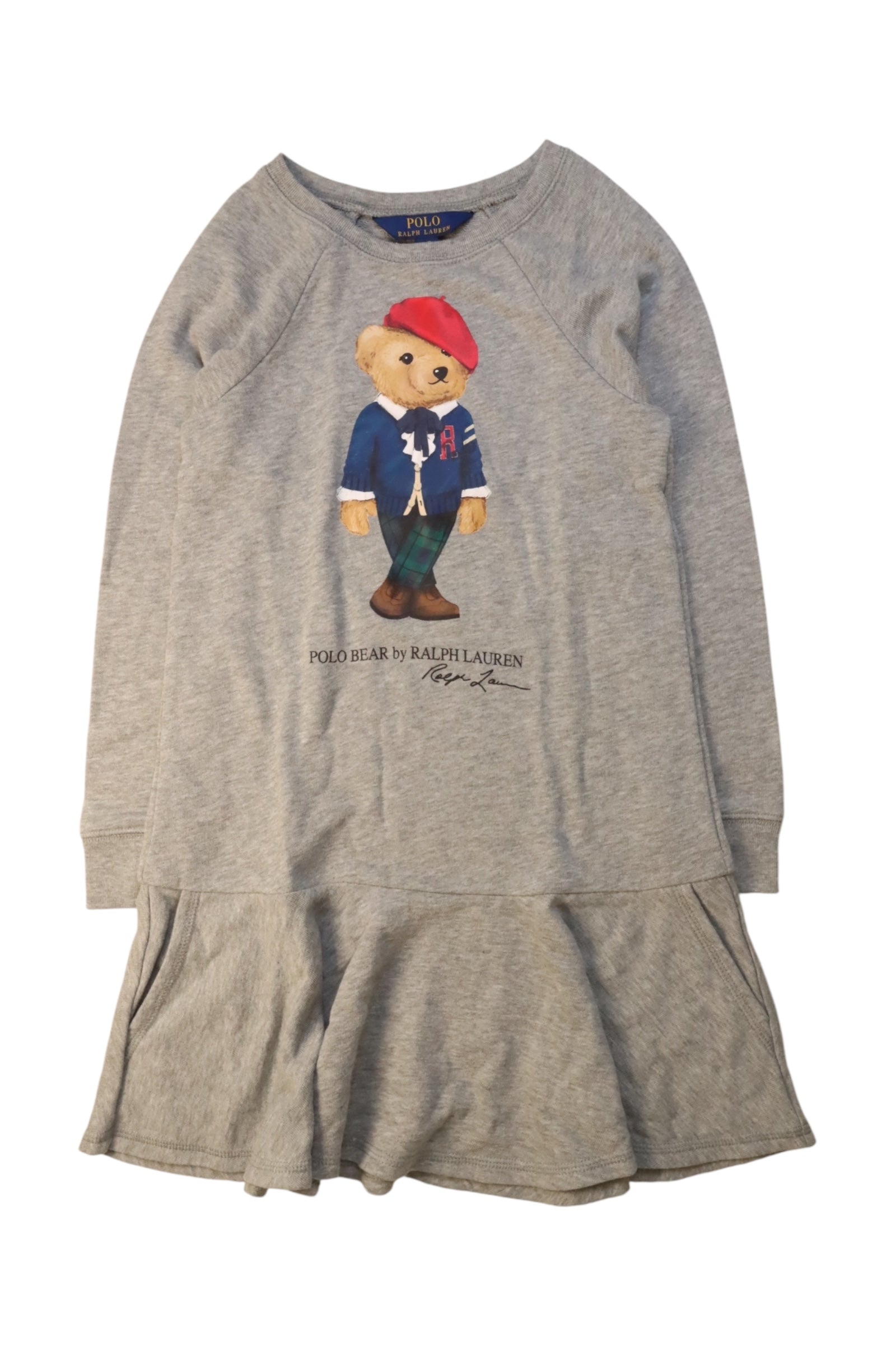 Polo Ralph Lauren Bear Sweater Dress, Size 7Y、mySite、g9winljtr