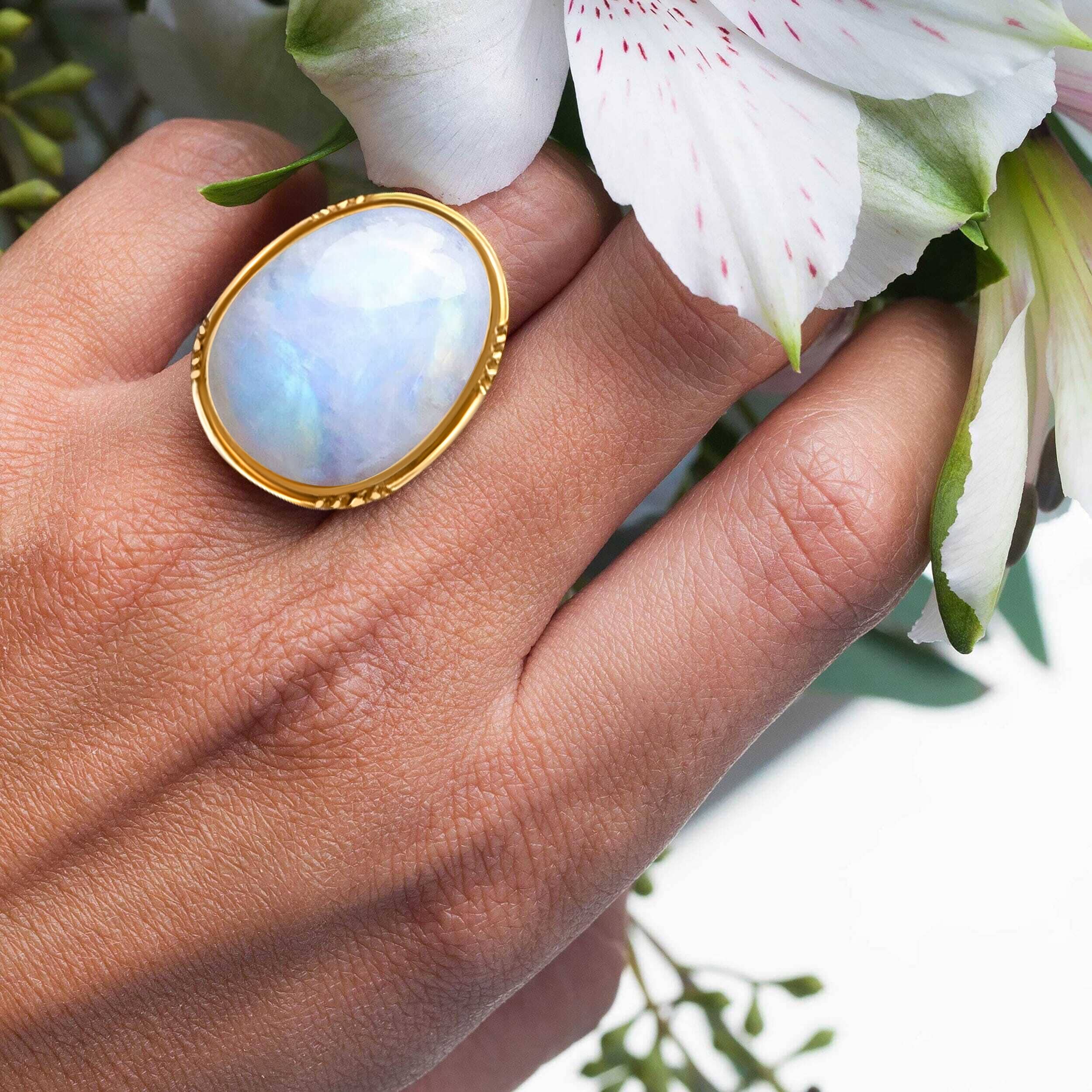 Moonstone Ring - Aurora、mySite、hinf8tx79