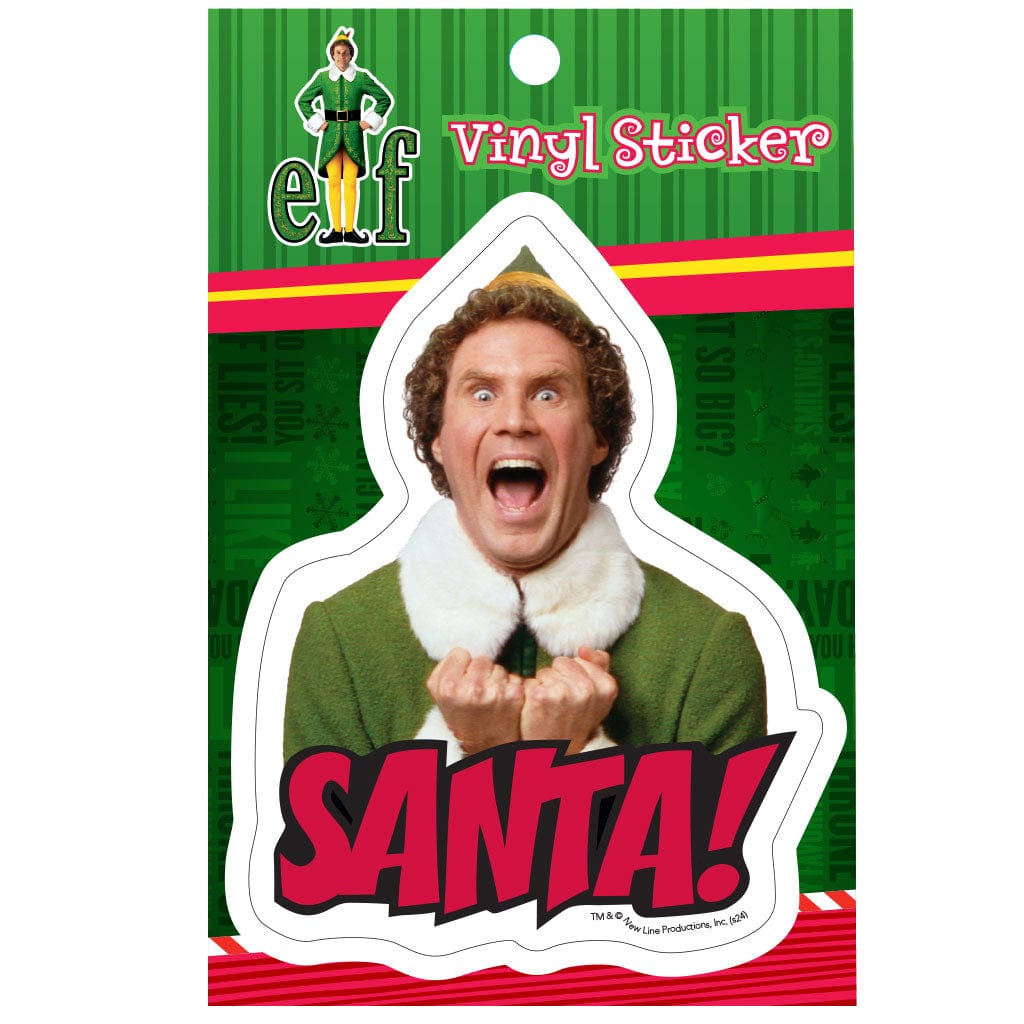  Elf - Santa Vinyl Sticker、mySite、ghnorth