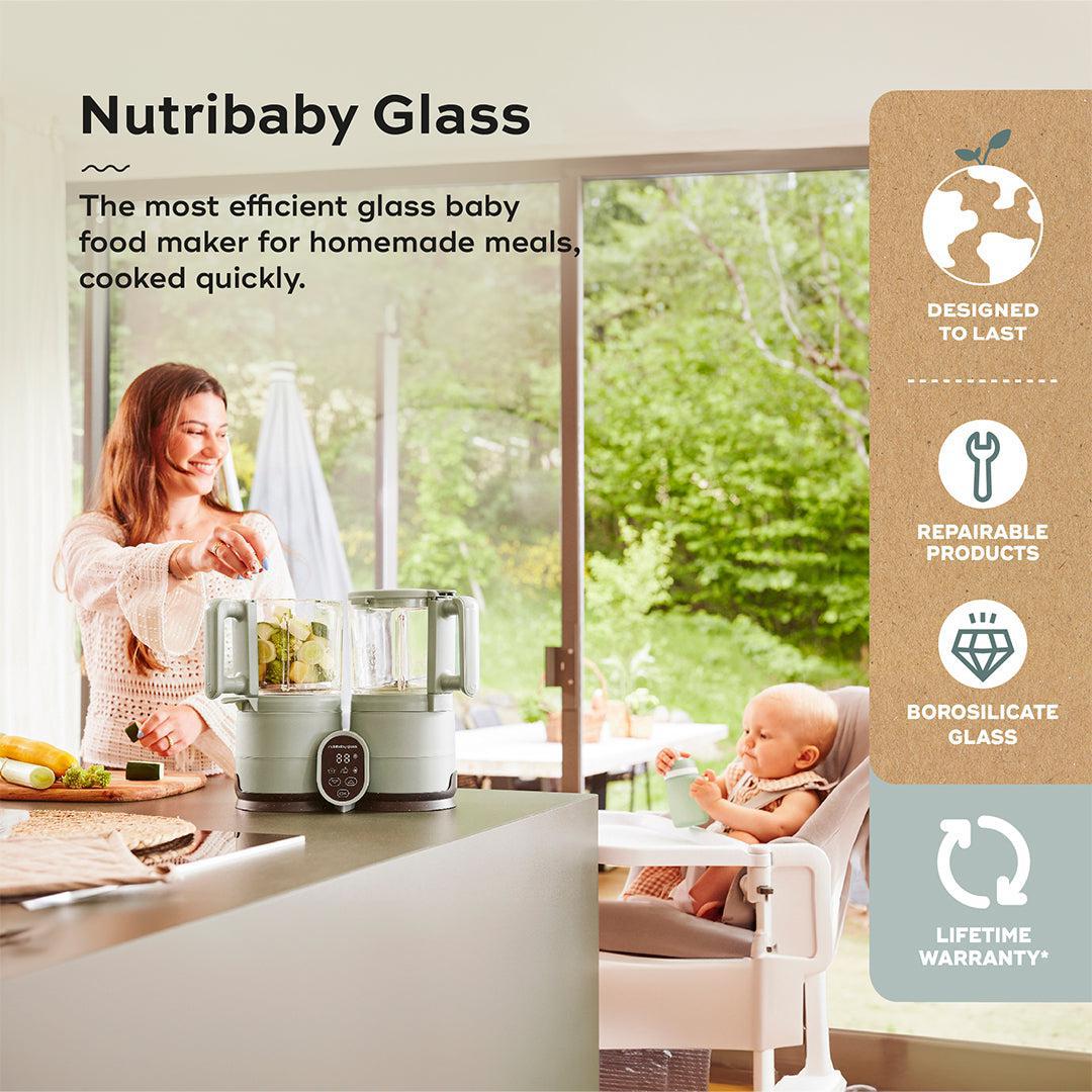  Babymoov Nutribaby Glass Baby Food Maker - Green、mySite、merchandisen