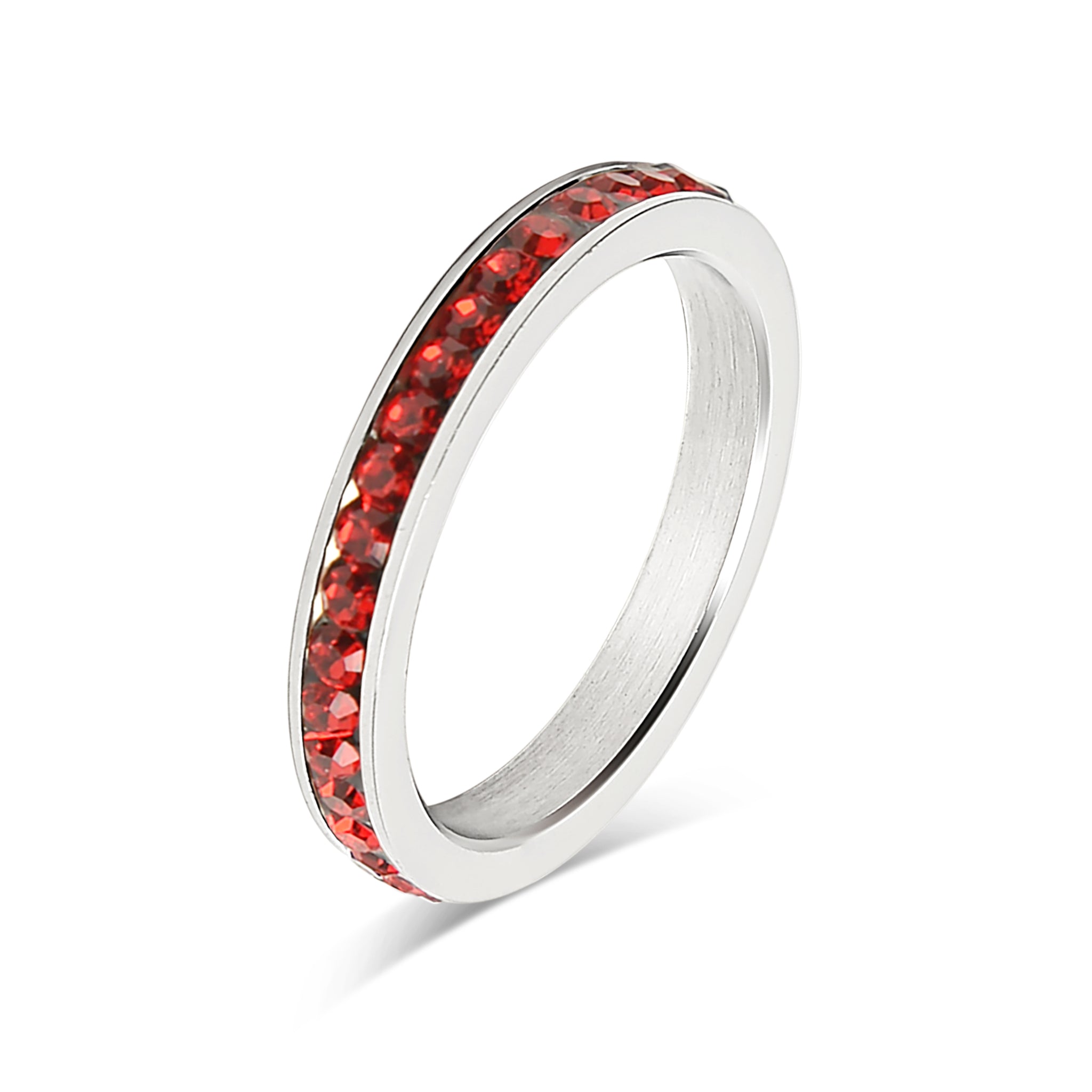 July-December CZ Eternity Stainless Steel Ring / ETR1000、mySite、dreamappss