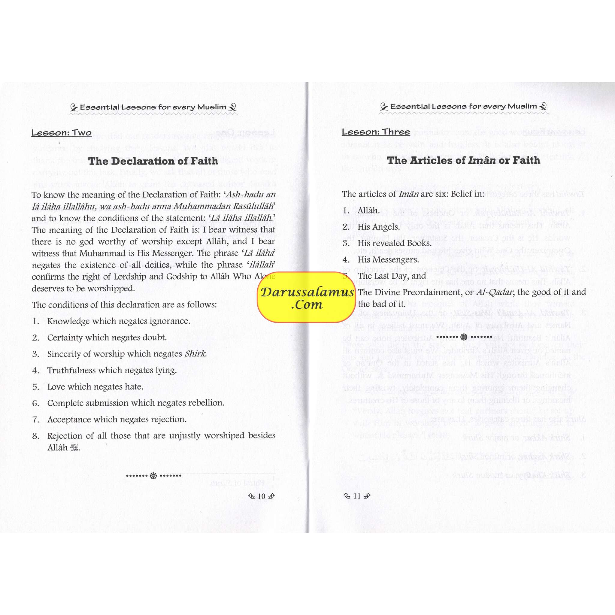 Essential Lessons for Every Muslim By Abdul Aziz bin Abdullah bin Baz、mySite、topwebapps