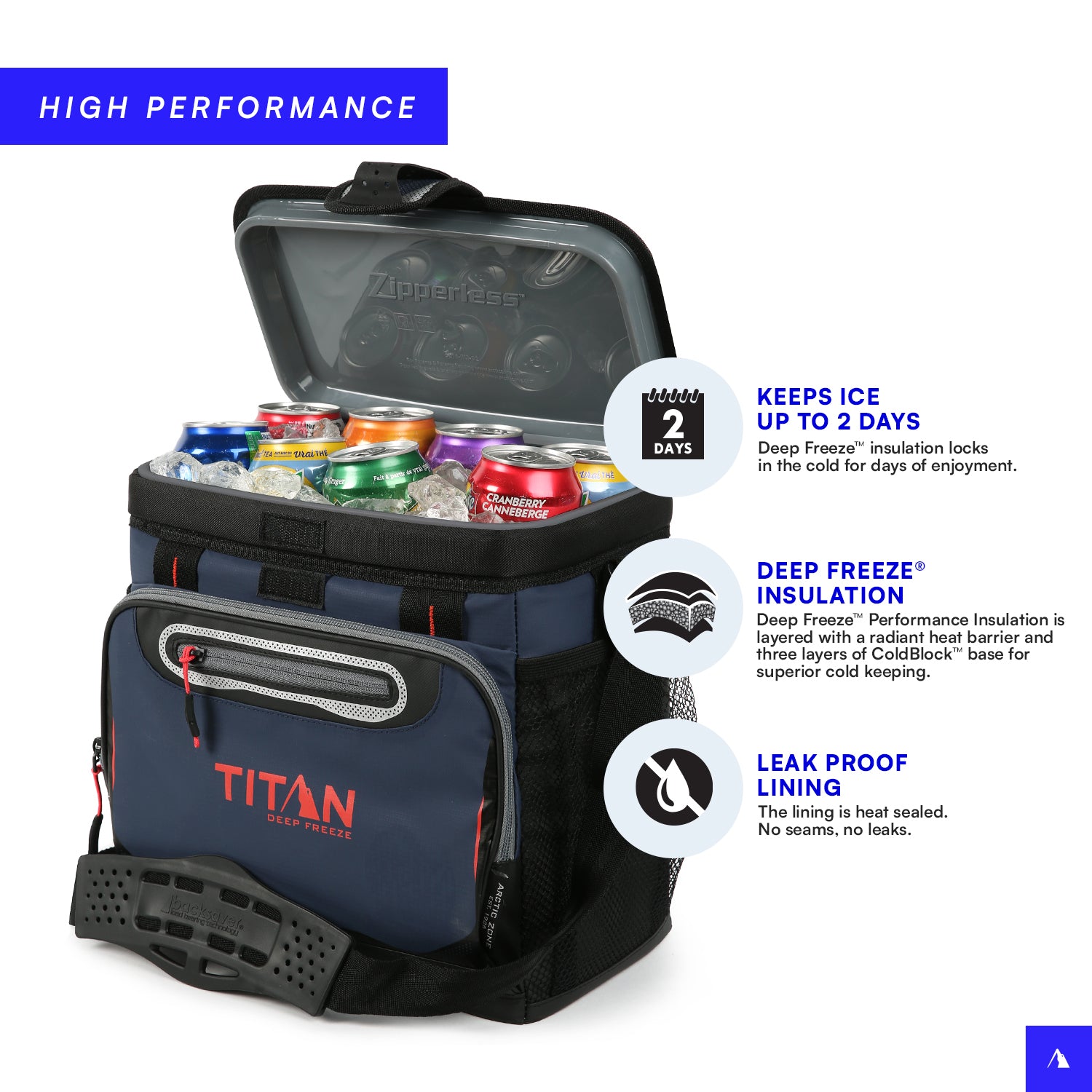 16 Can Zipperless HardBody® Cooler、mySite、noshort