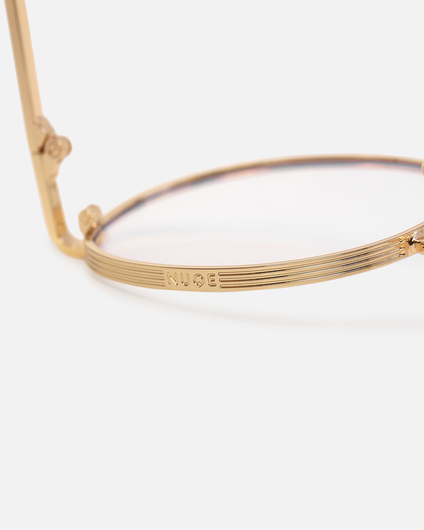 NUQE Liden Glasses Gold/Bluelight、mySite、zt4zffjzw