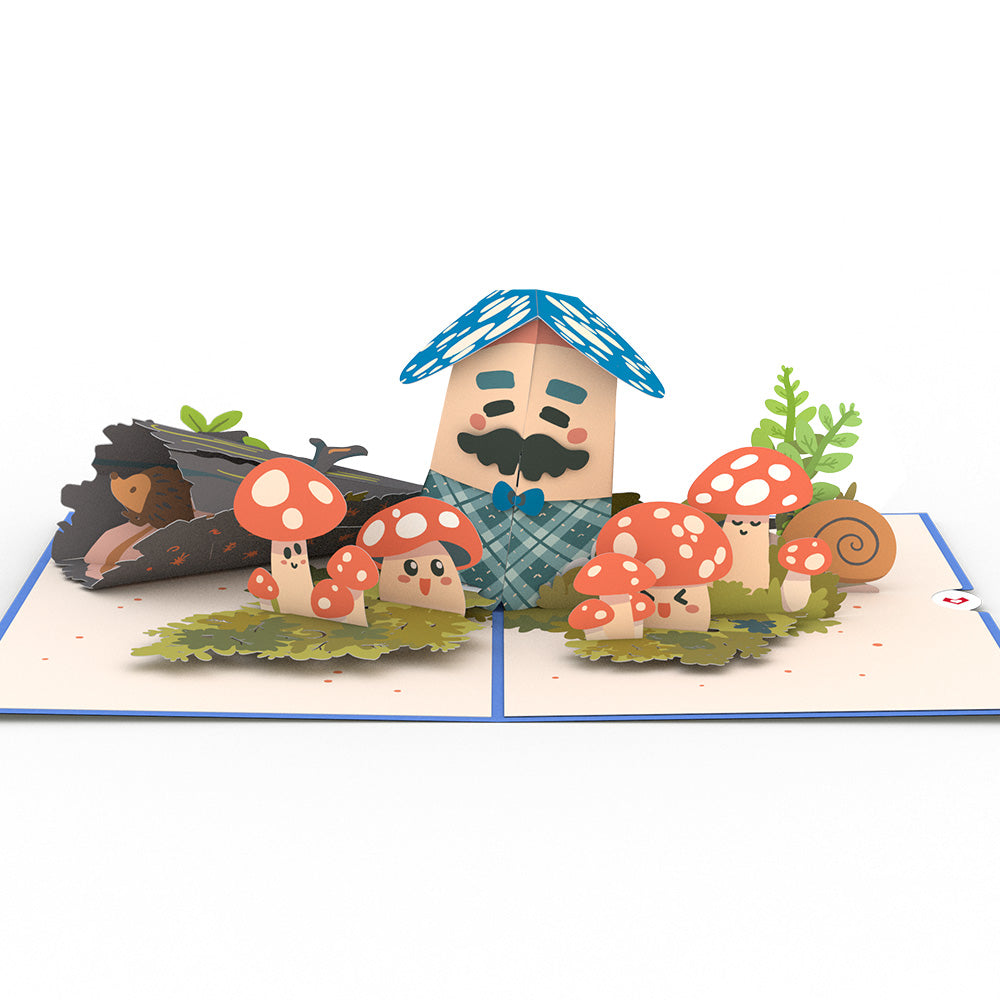 Fungi Dad Pop-Up Card、mySite、solidvoid