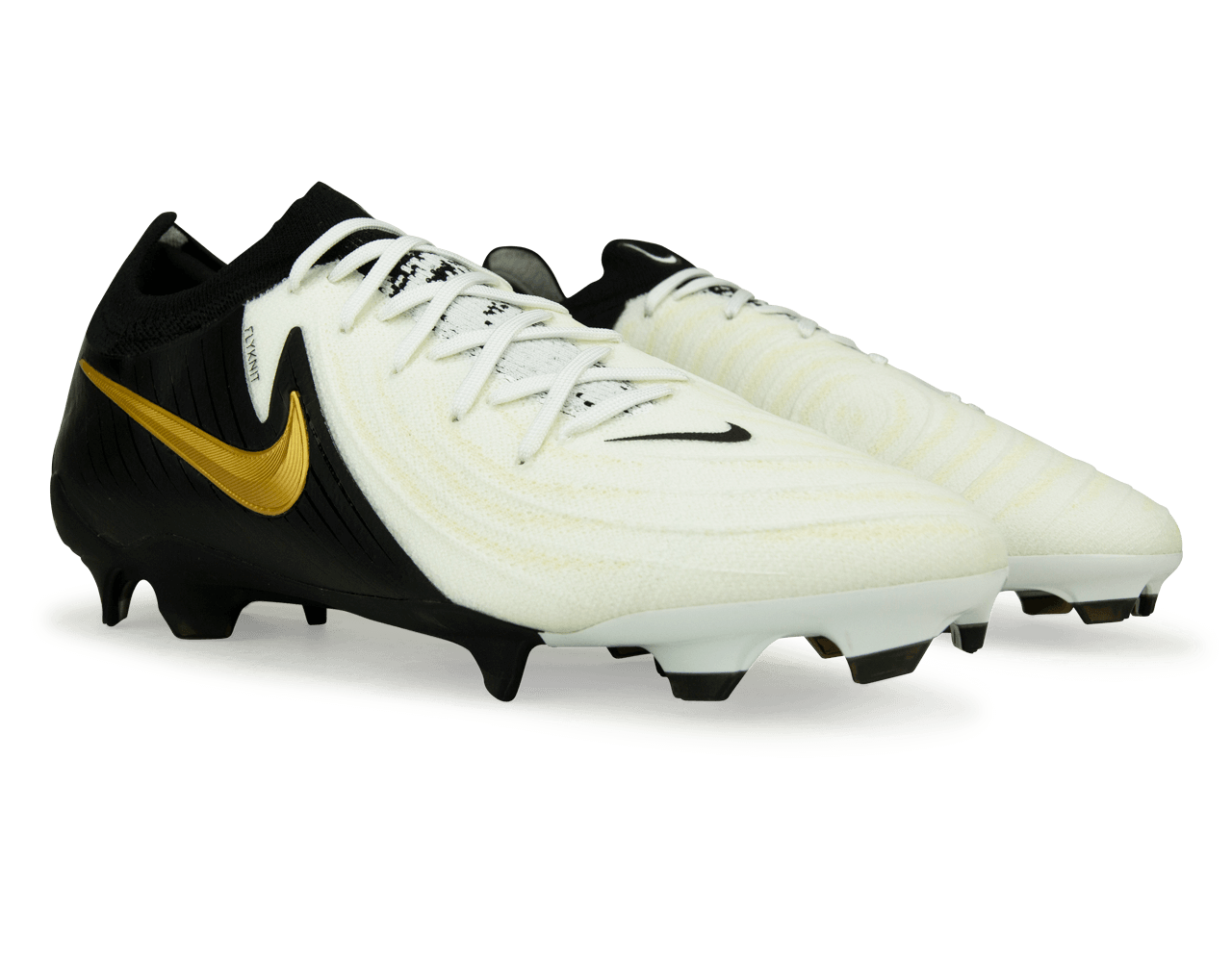 Nike Men's Phantom GX II Pro FG White/Black/Gold、mySite、bottomscart