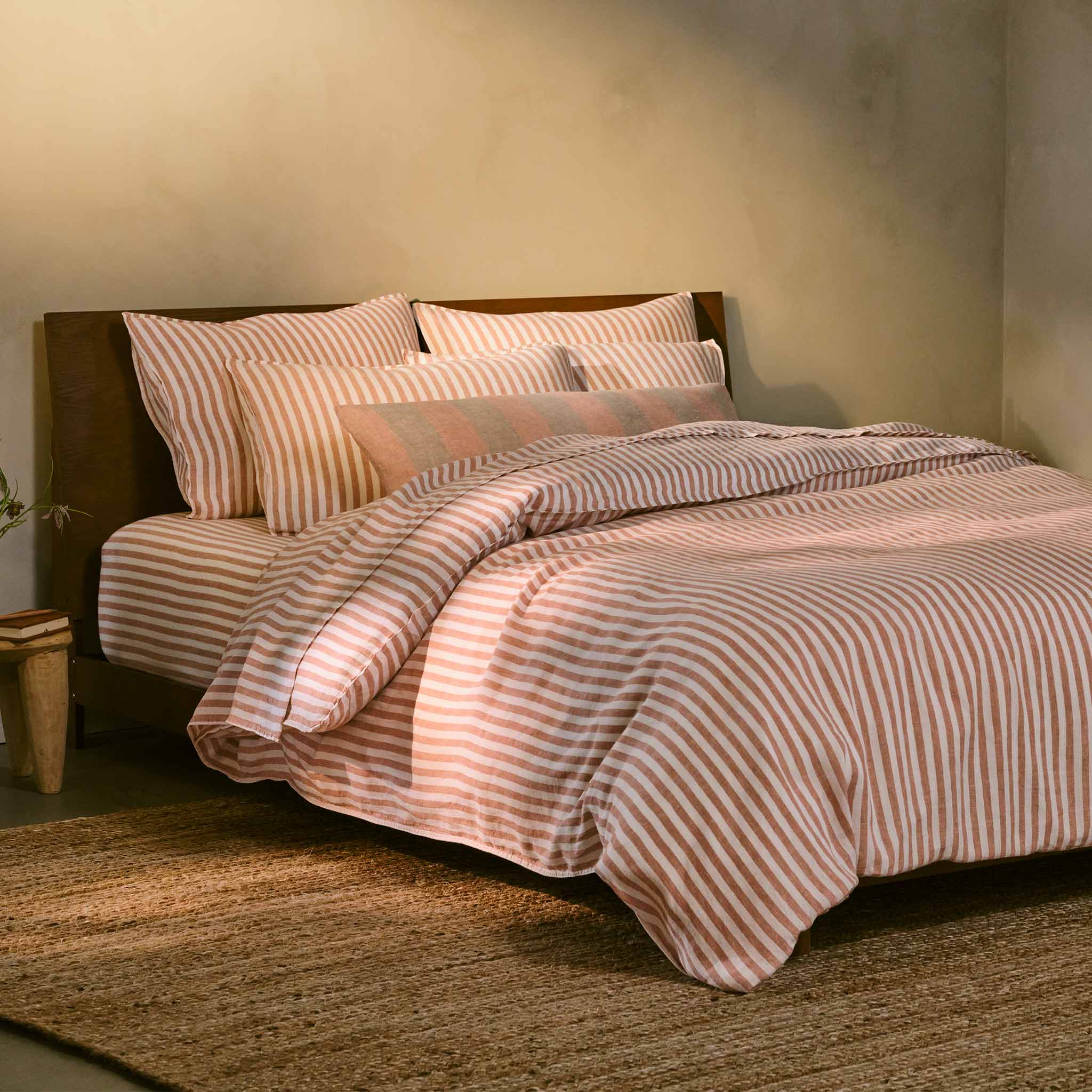  Caroline Z. Hurley Washed European Linen Duvet Set、mySite、sugarbowlscore