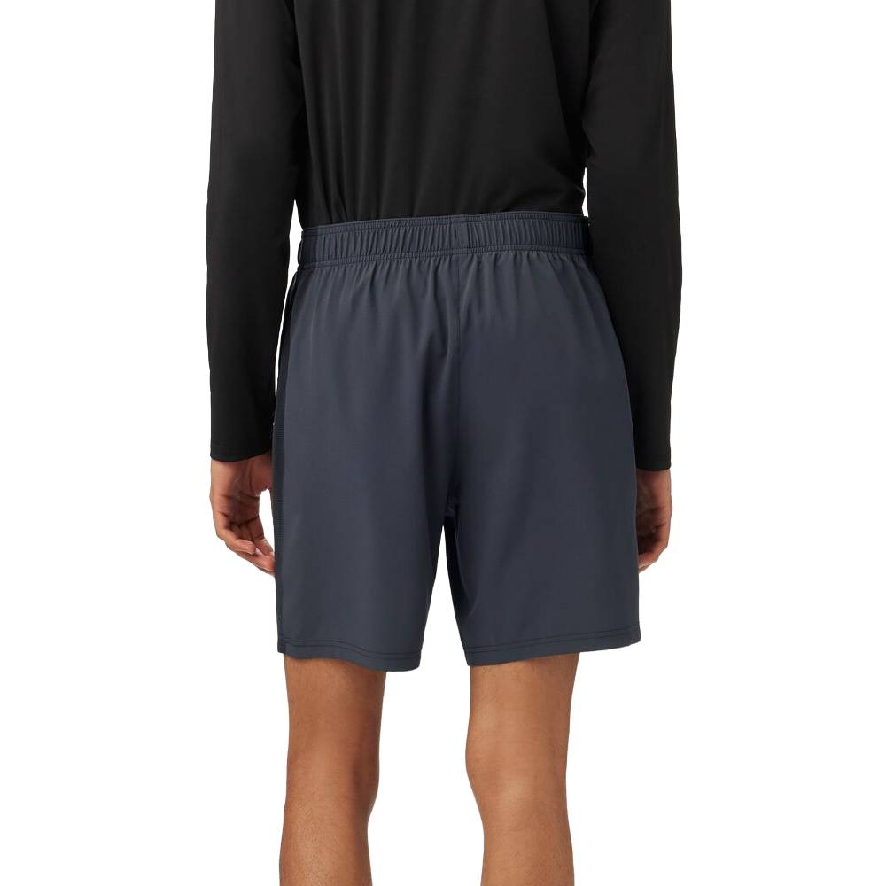 Fila Men's Piped Stretch Woven Short (Ebory/White)