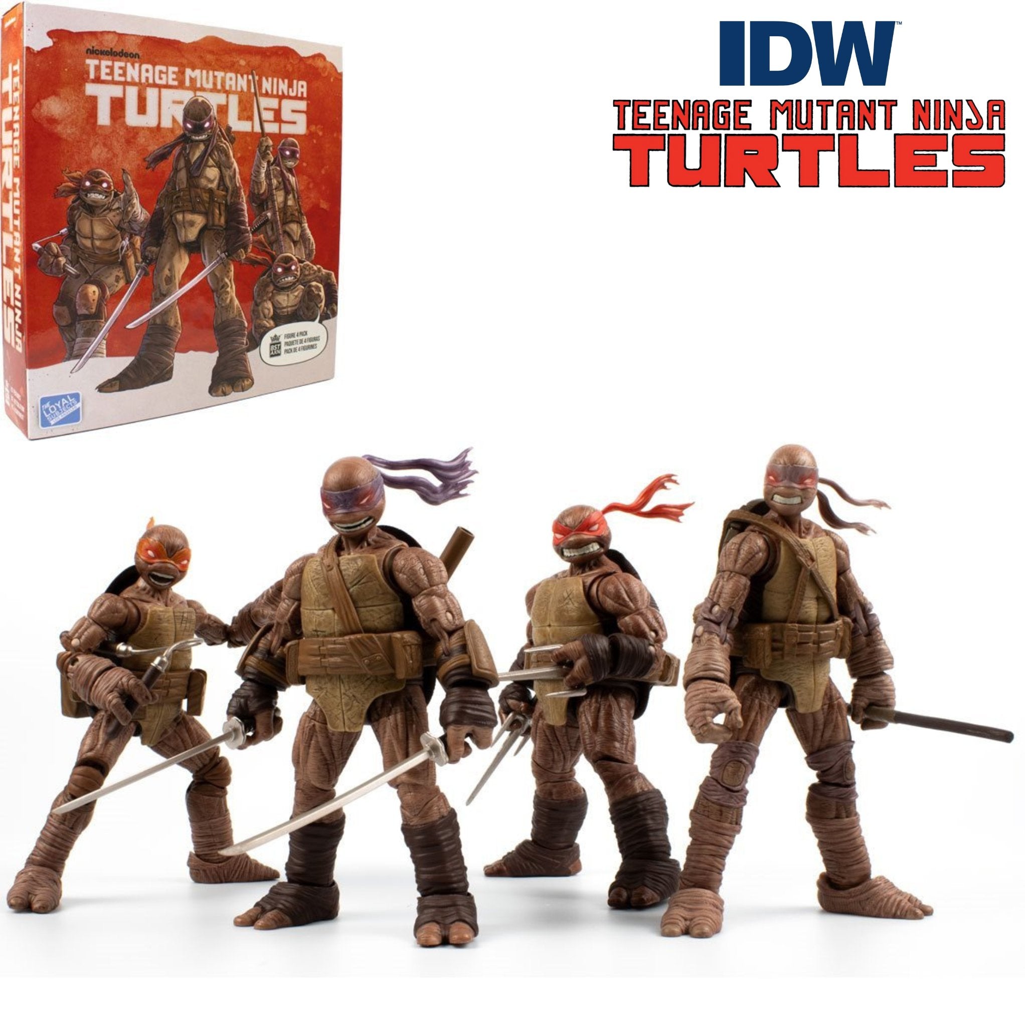 Teenage Mutant Ninja Turtles BST AXN Undead Turtles 4-Pack、mySite、hgirdovlk