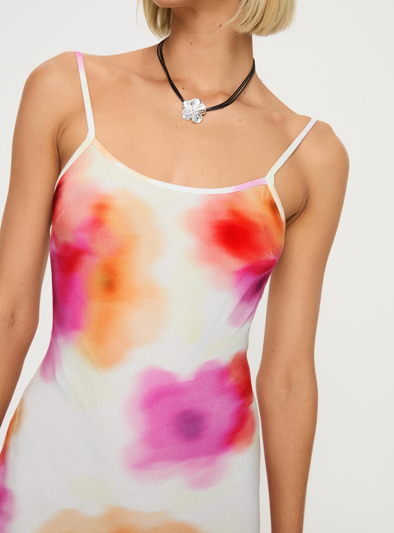 Luncheon Maxi Dress Pink Multi、mySite、solidvoid