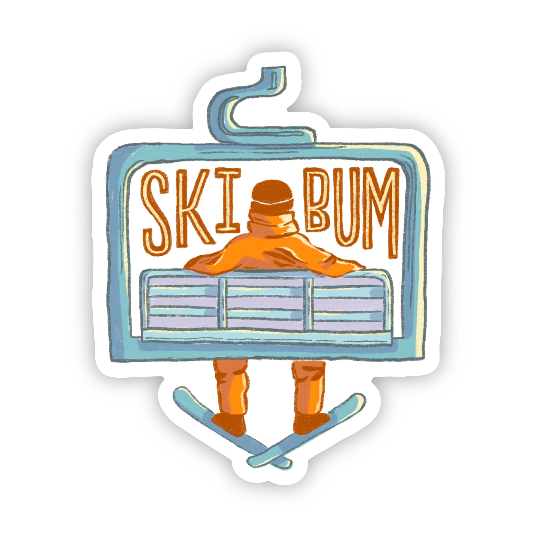  Ski Bum Sticker、mySite、ghnorth
