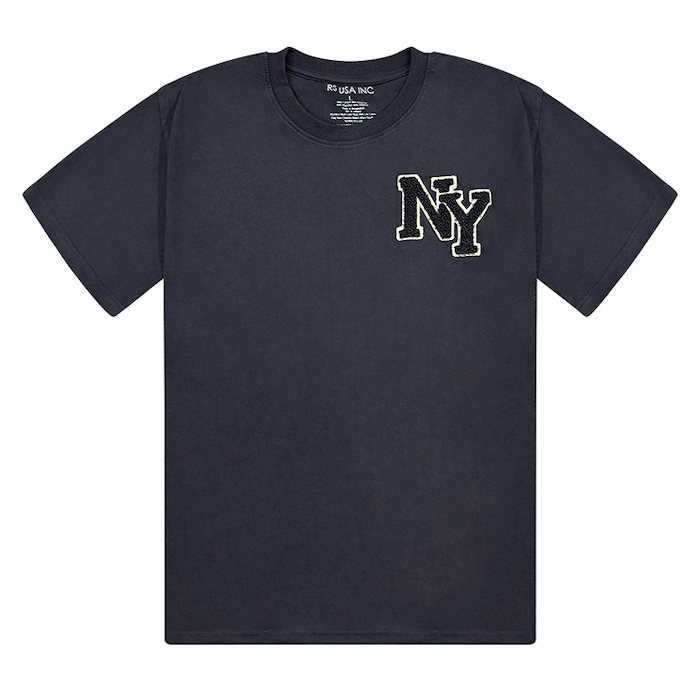 New York Chenille Applique Logo T Shirt (2 Colors)、mySite、vikingsvslions