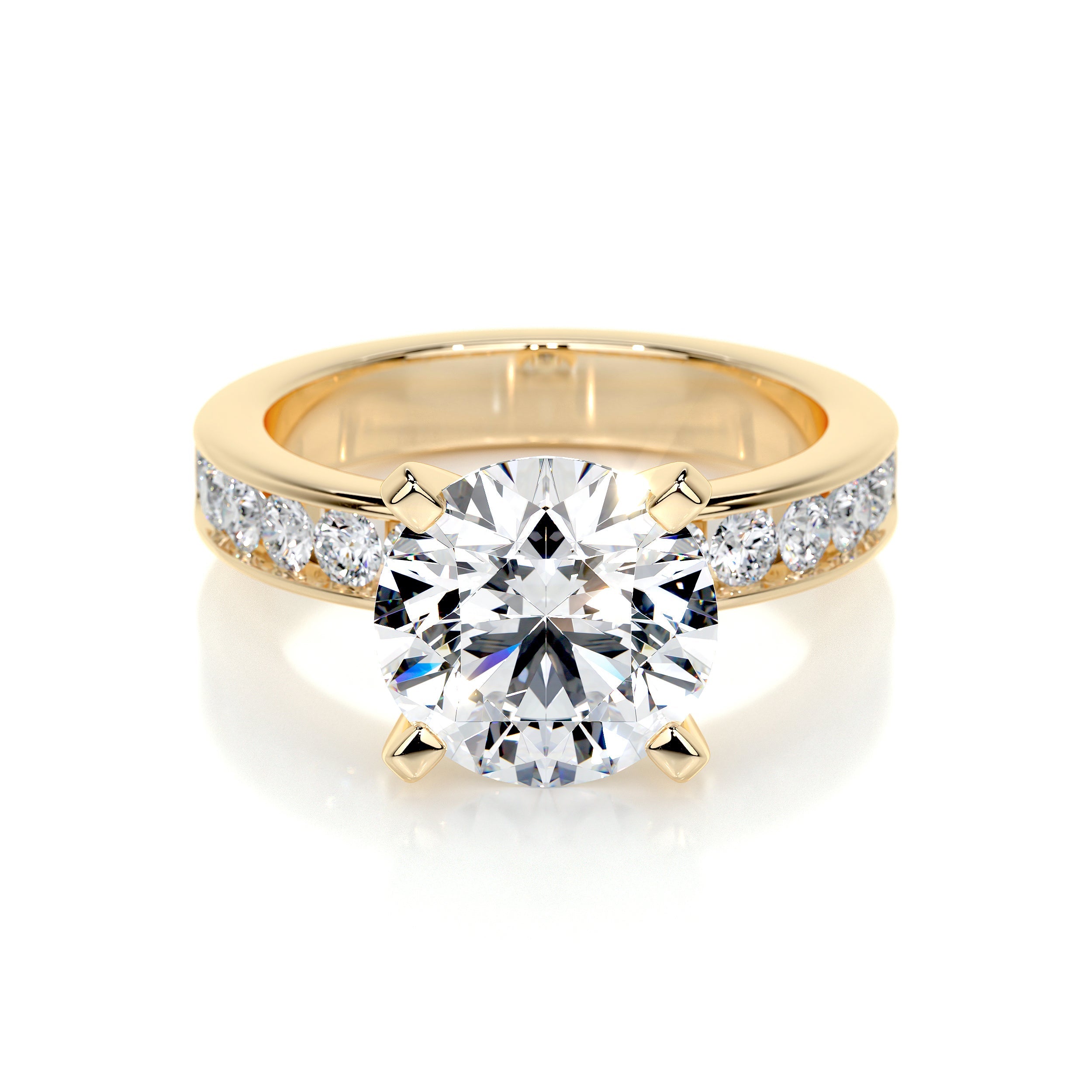 Giselle Lab Grown Diamond Ring -18K Yellow Gold (RTS)、mySite、hinf8tx79