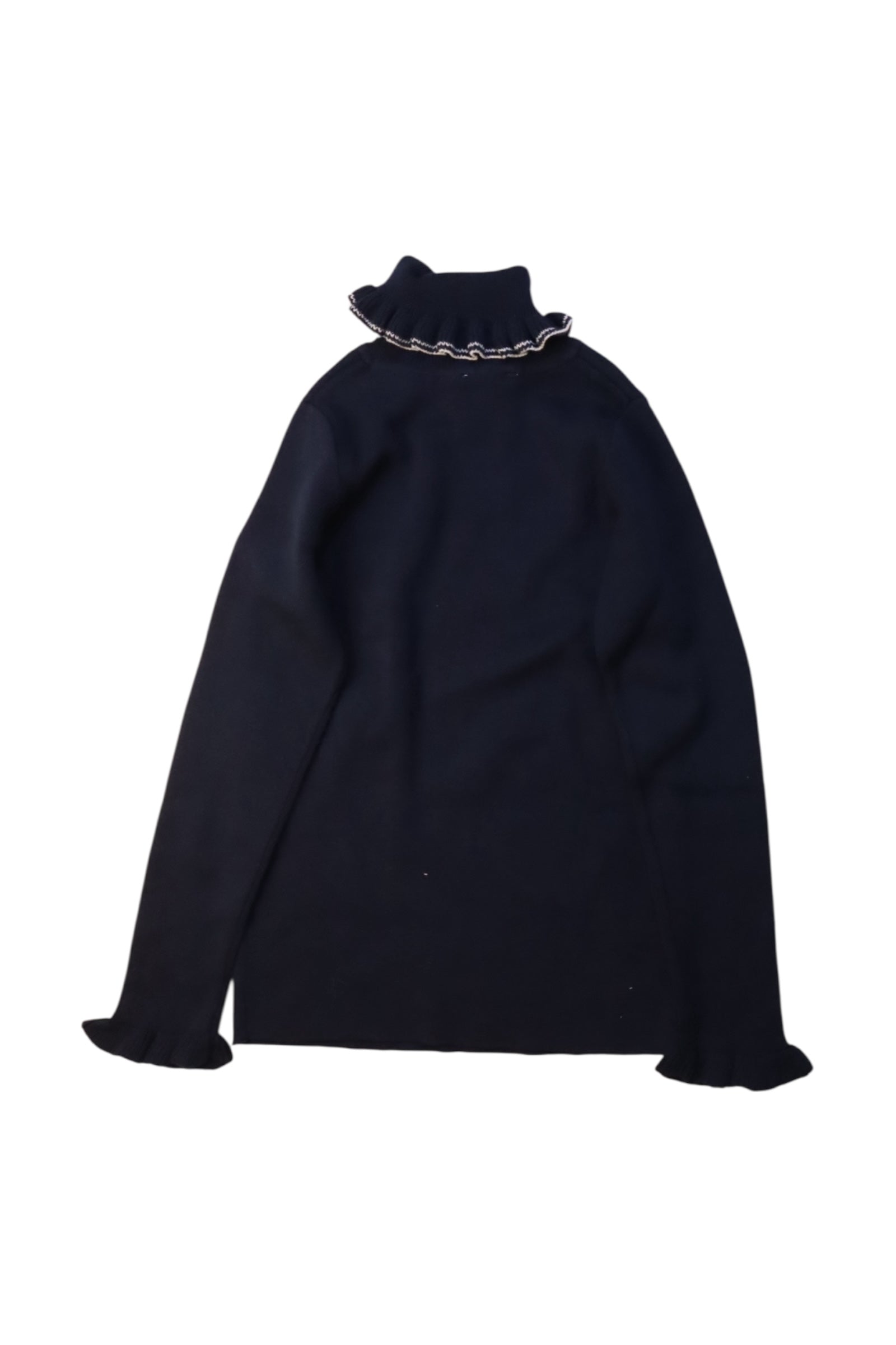 Jacadi Ruffled Long Sleeve Top 8Y、mySite、g9winljtr