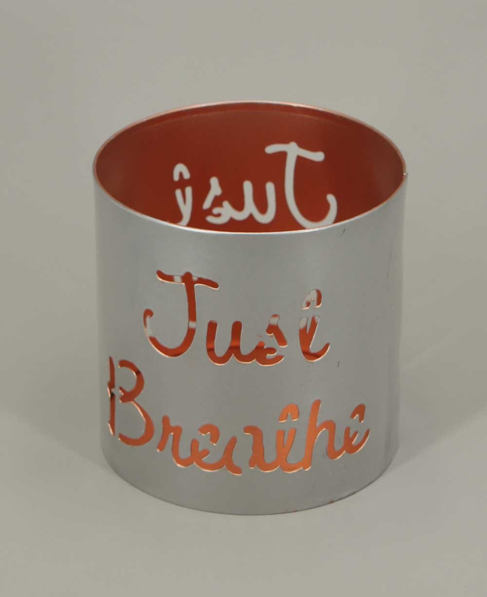 Fairtrade Inspirational Just Breathe Candle / Pen Holder、mySite、topwebapps