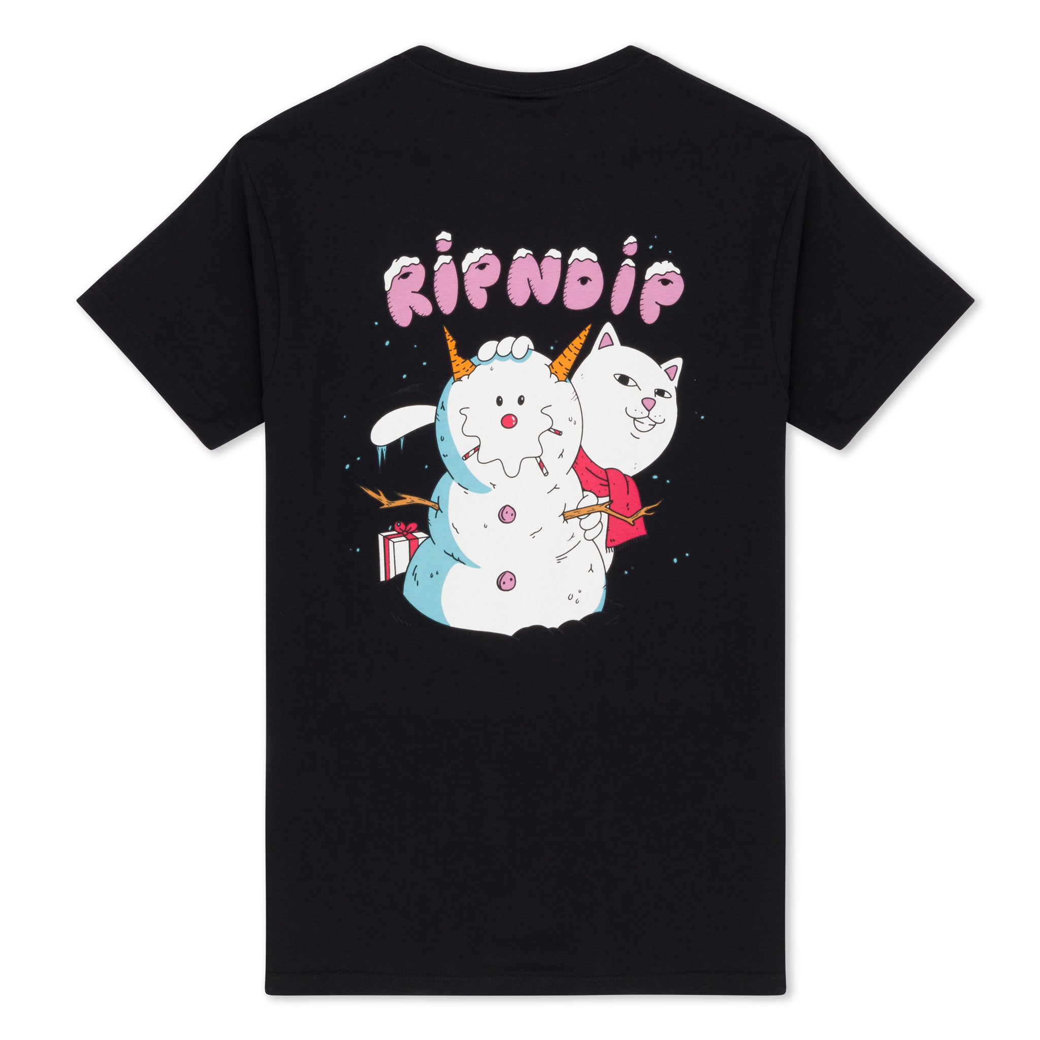  Frosty The Snownerm Tee (Black)、mySite、merchandisen