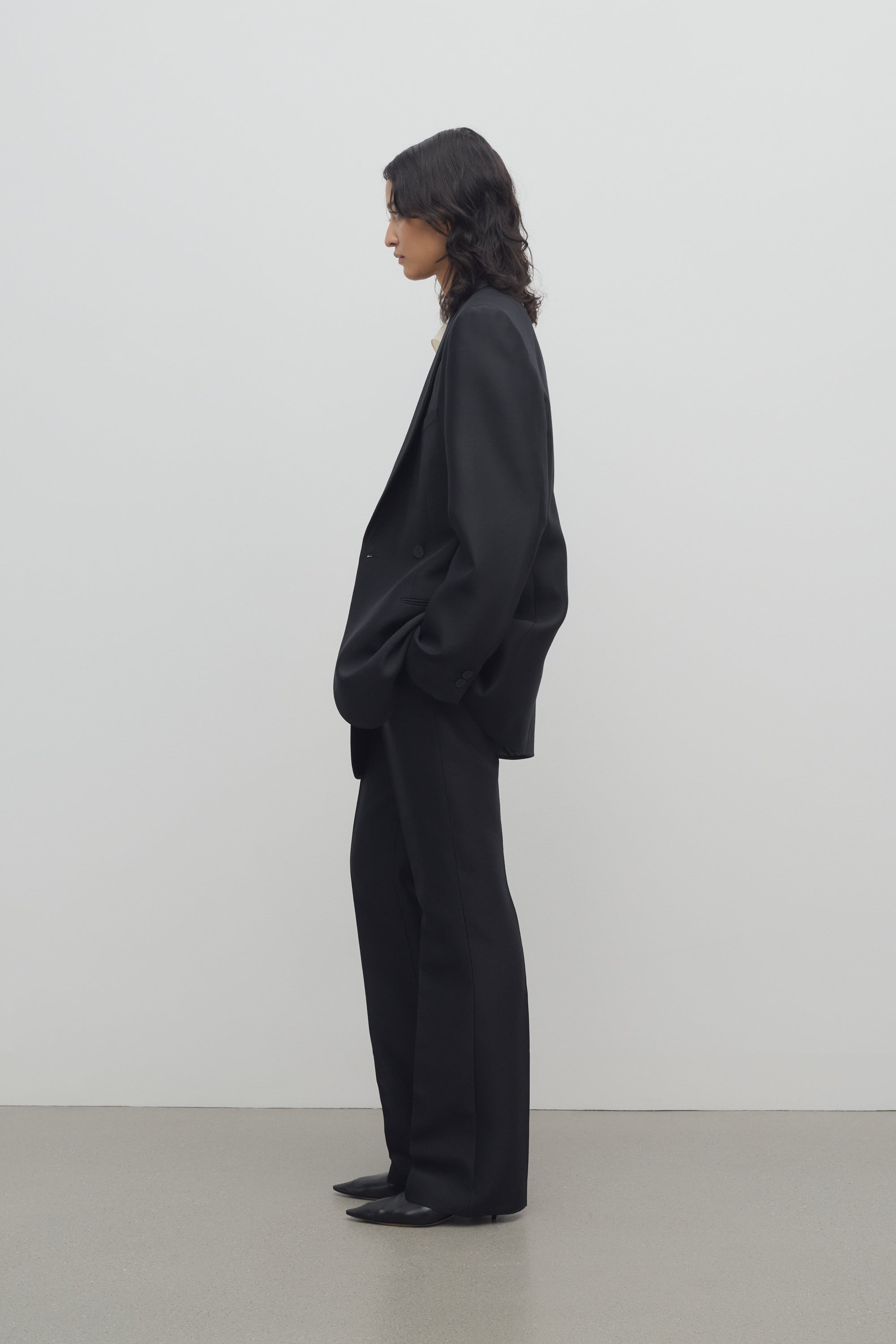 Alaric Pant in Wool and Silk、mySite、aoinhome