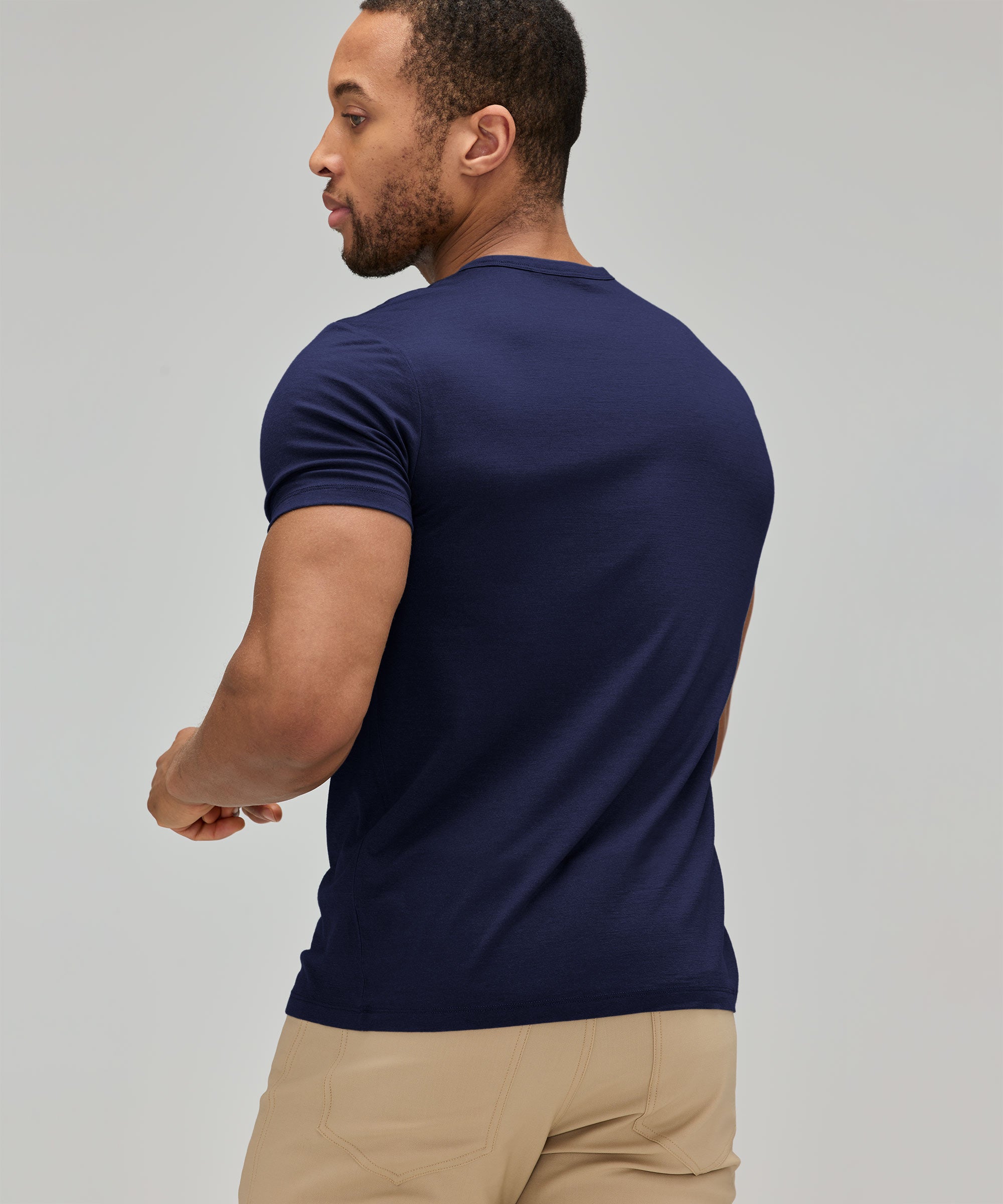 Men's Merino Ultralight Crew T-Shirt、mySite、noshort