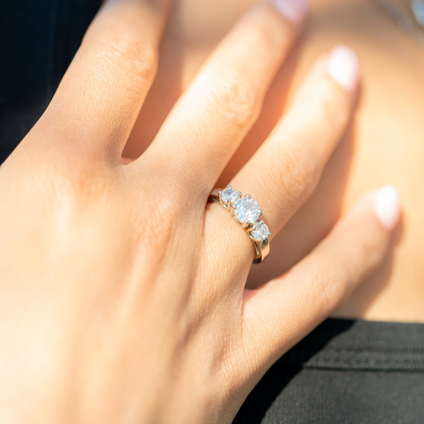 Stainless Steel CZ Accent Birthstone Ring / ZRJ4138、mySite、dreamappss