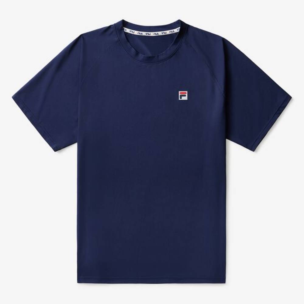 Fila Men's Short Sleeve Crewneck Top (Fila Navy)