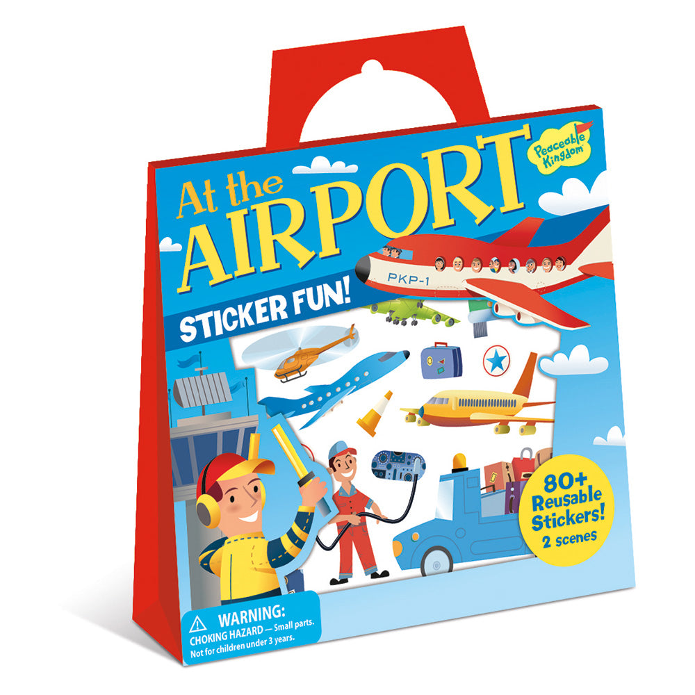  At The Airport Sticker Activity Tote、mySite、ghnorth