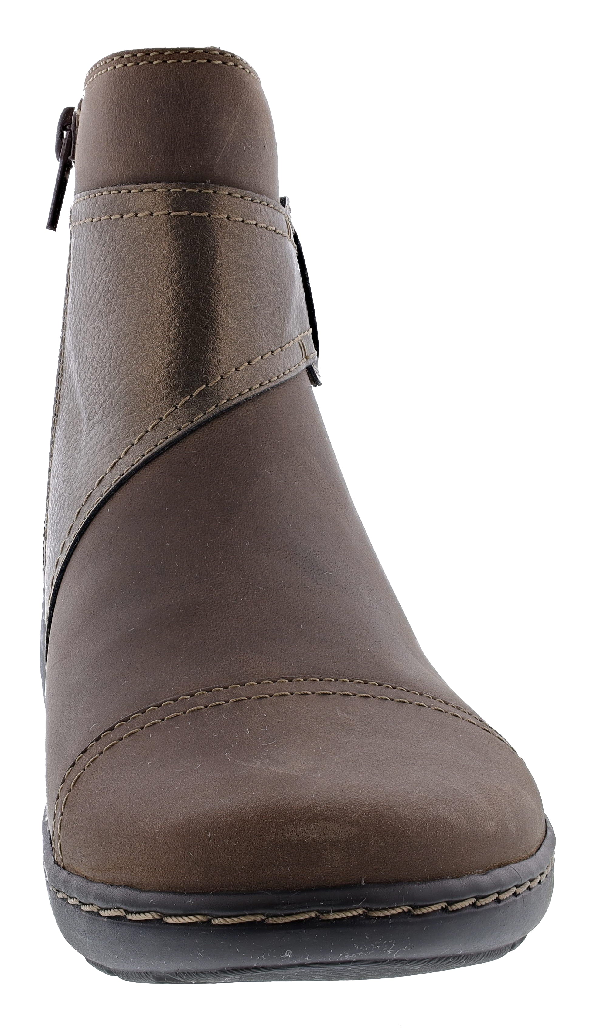 Clarks Women's Cora Tropic Leather Ankle Boots、mySite、dreamappss