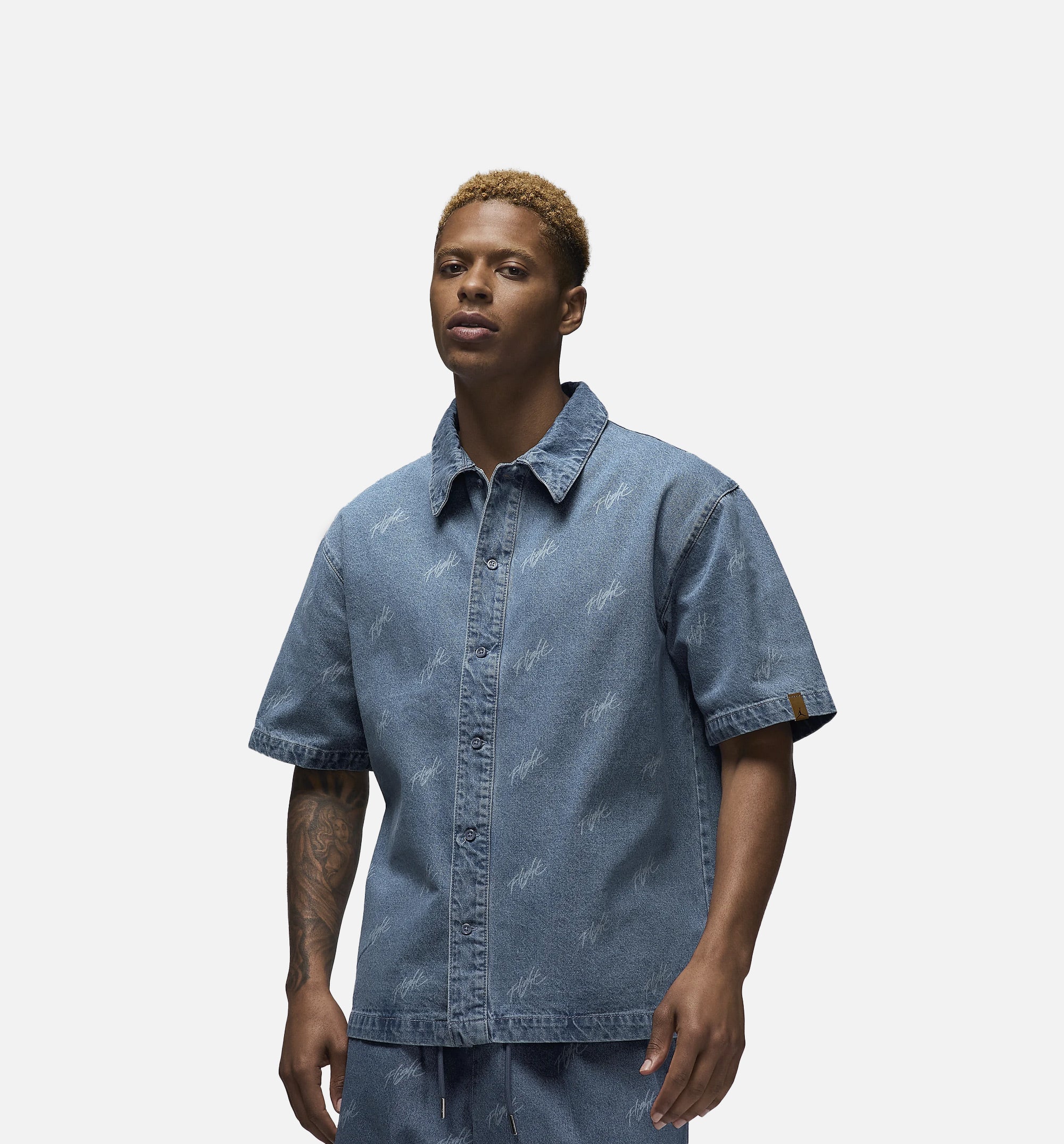 Flight Heritage Denim Mens Short Sleeve Shirt - Blue、mySite、dreamappss