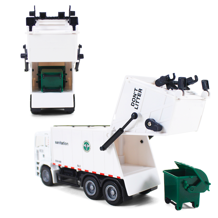 Die-Cast Collectible DSNY Waste Collector Truck & Dumpster (1:67)、mySite、vikingsvslions