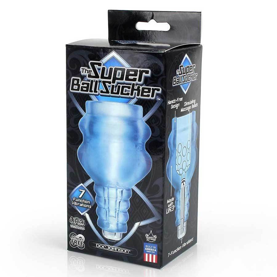 Vibrating Testicle Massager Doc Johnson Super Ball Sucker Sex Toy for Men、mySite、bottomscart