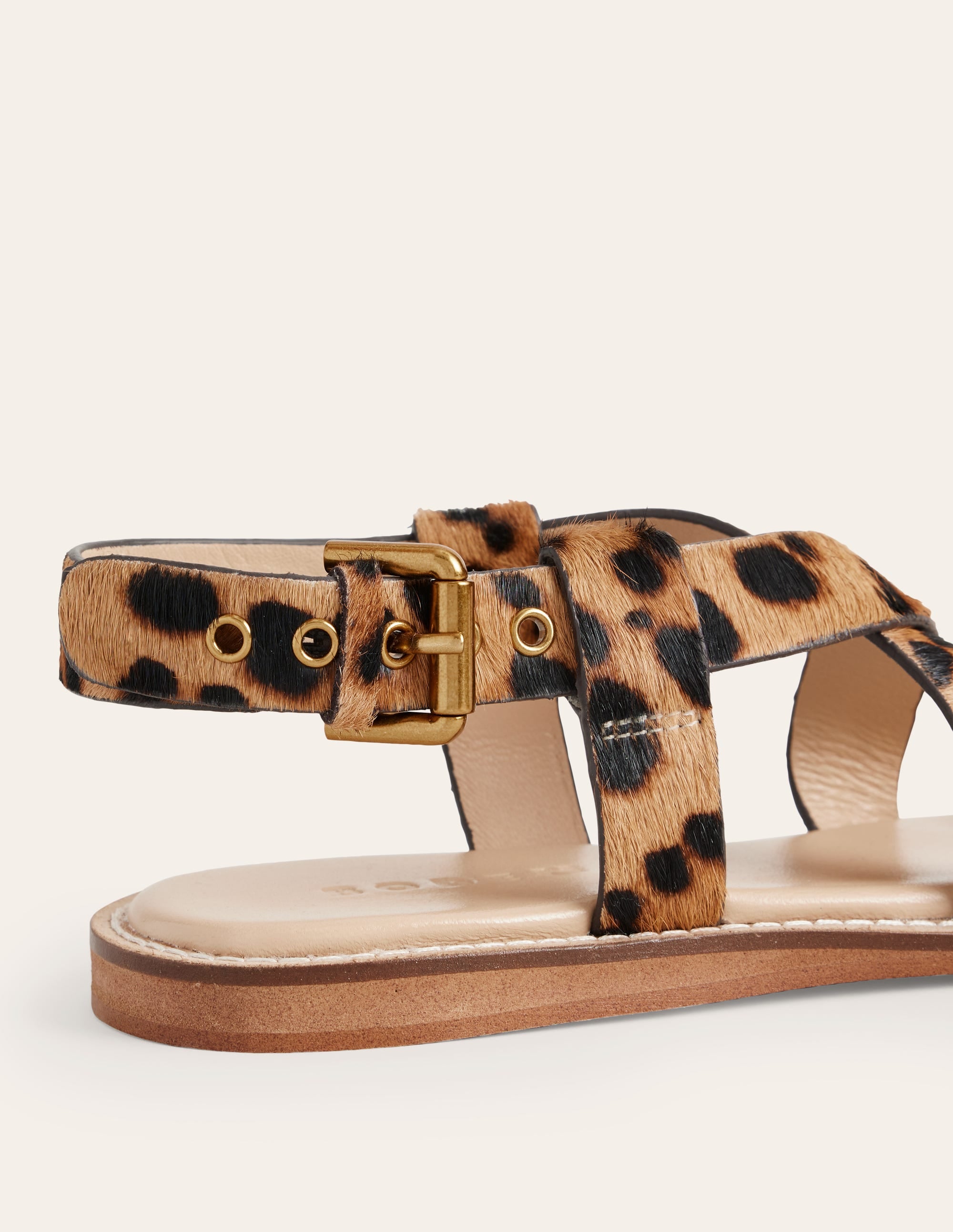  Cross Strap Flat Sandals-Classic Leopard、mySite、ashleygrahame