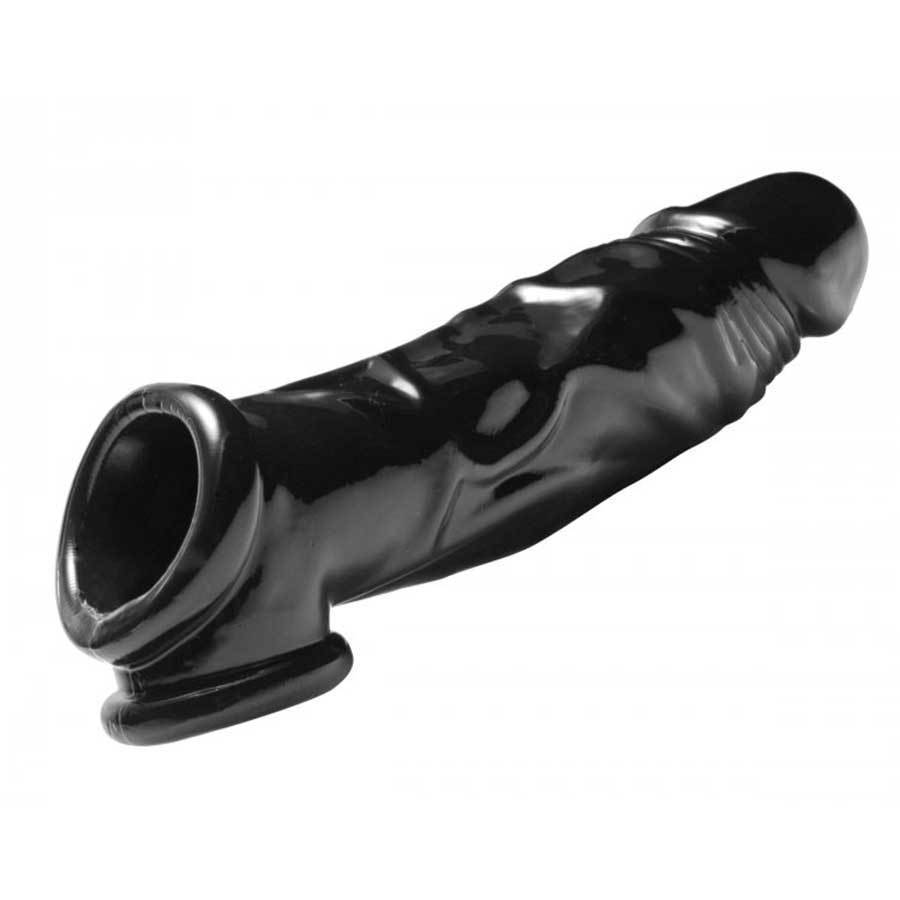 8 Inch Lifelike Black Penis Extension Sleeve Fuk Tool by Master Series、mySite、bottomscart